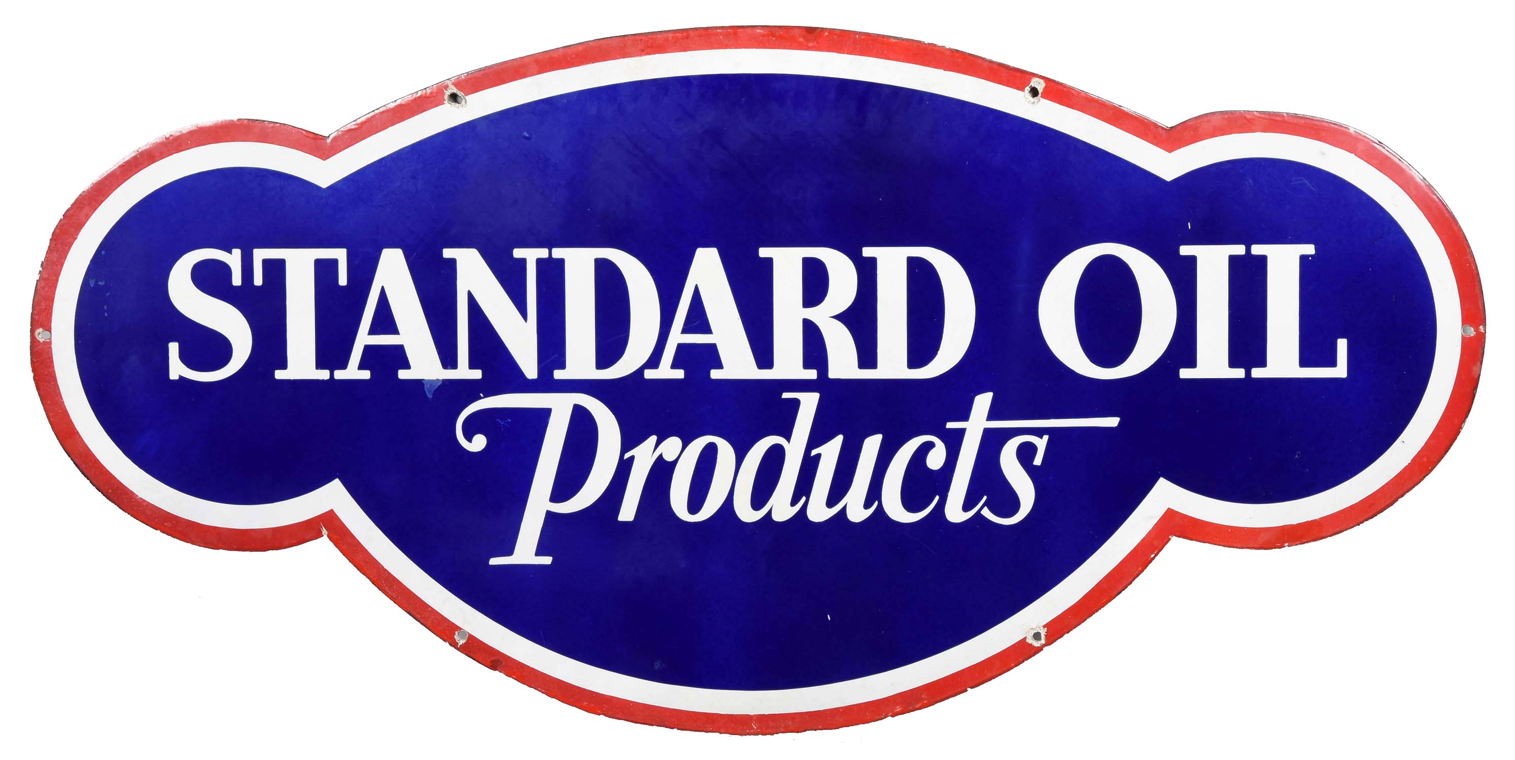 Standard Oil Products Porcelain Cloud Sign. auctions & price archive
