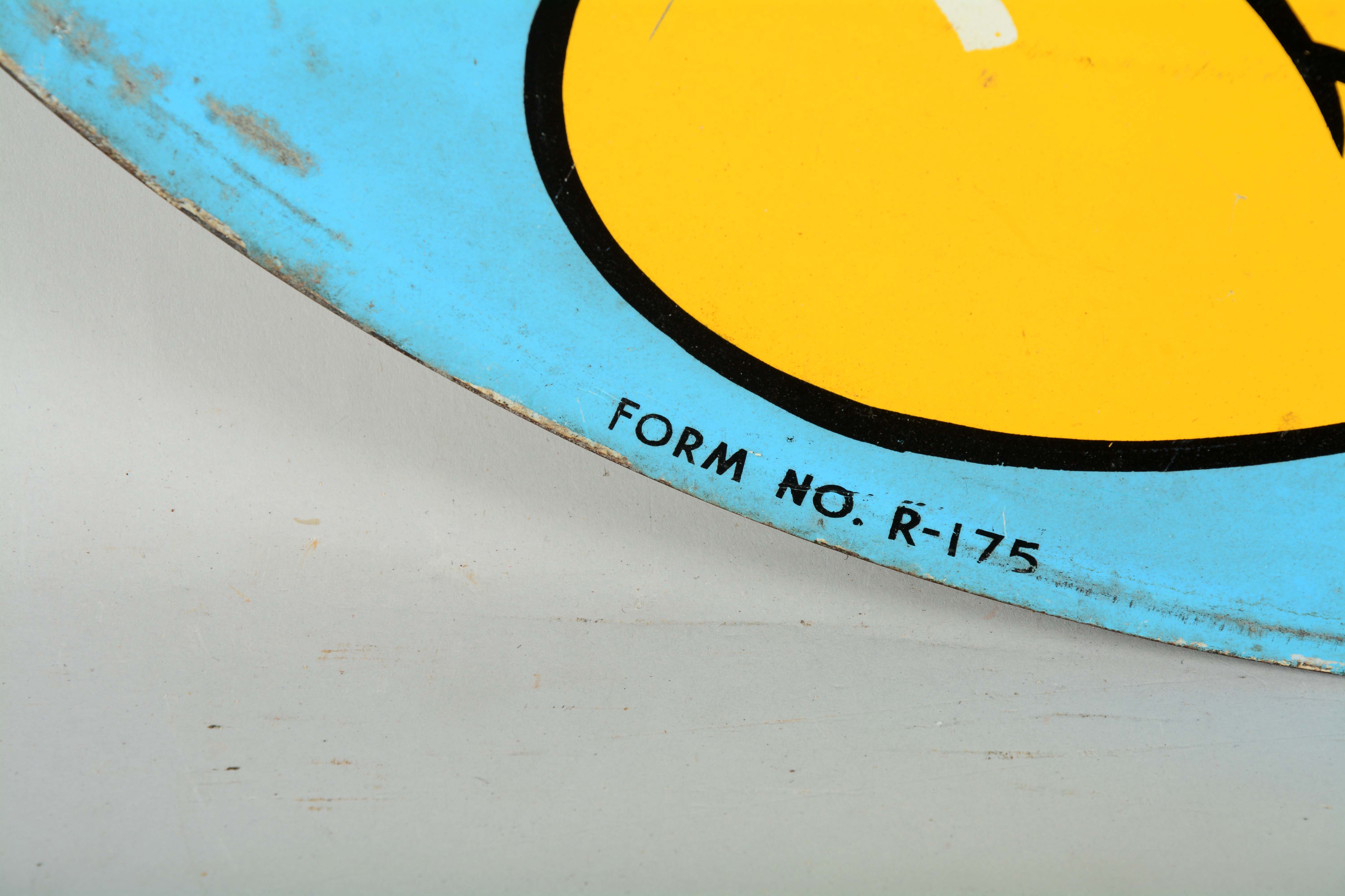 Lot Detail STANDARD GASOLINE MICKEY MOUSE TIRE COVER TIN SIGN.