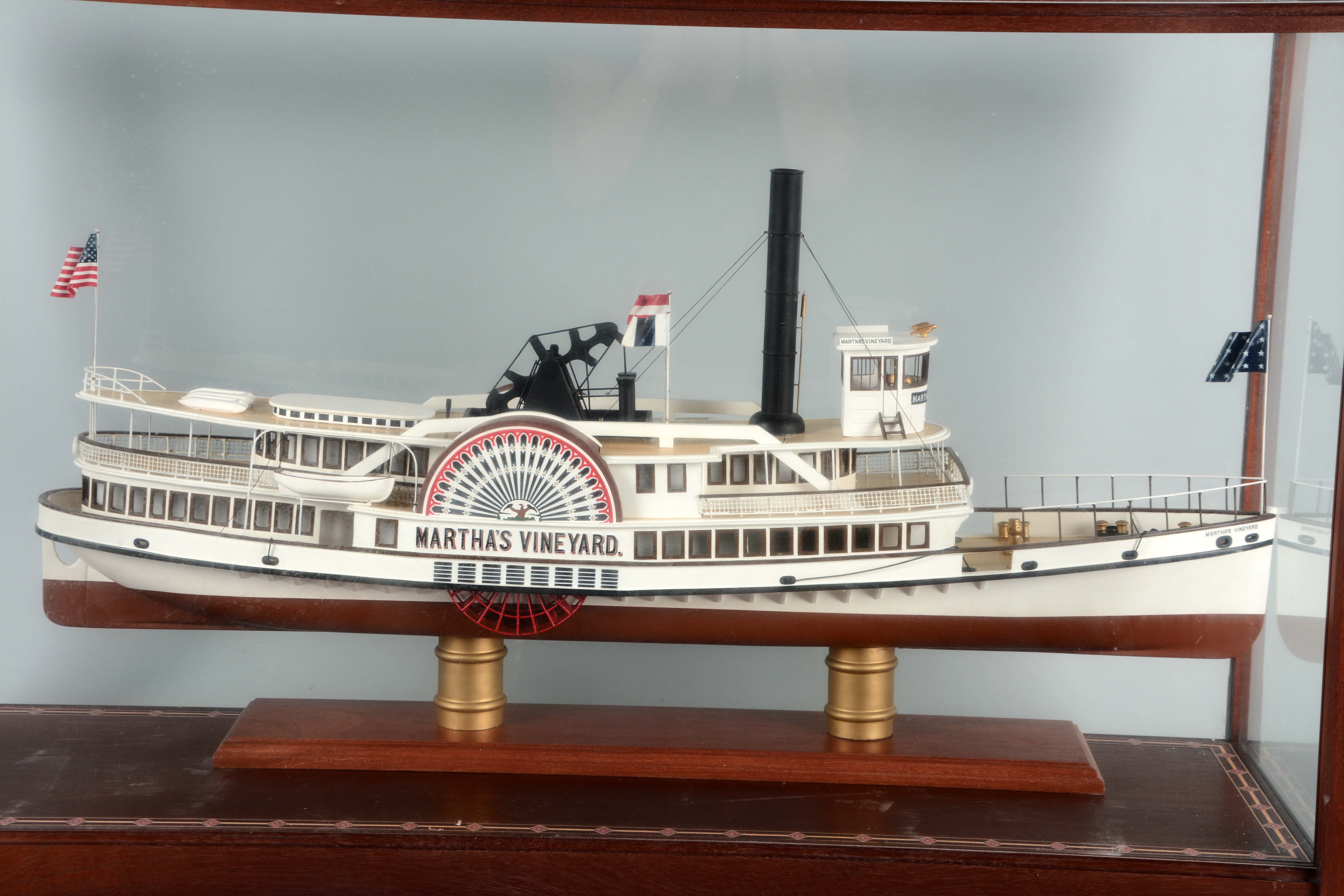 Lot Detail MARTHA'S VINEYARD PADDLE BOAT MODEL SHIP.