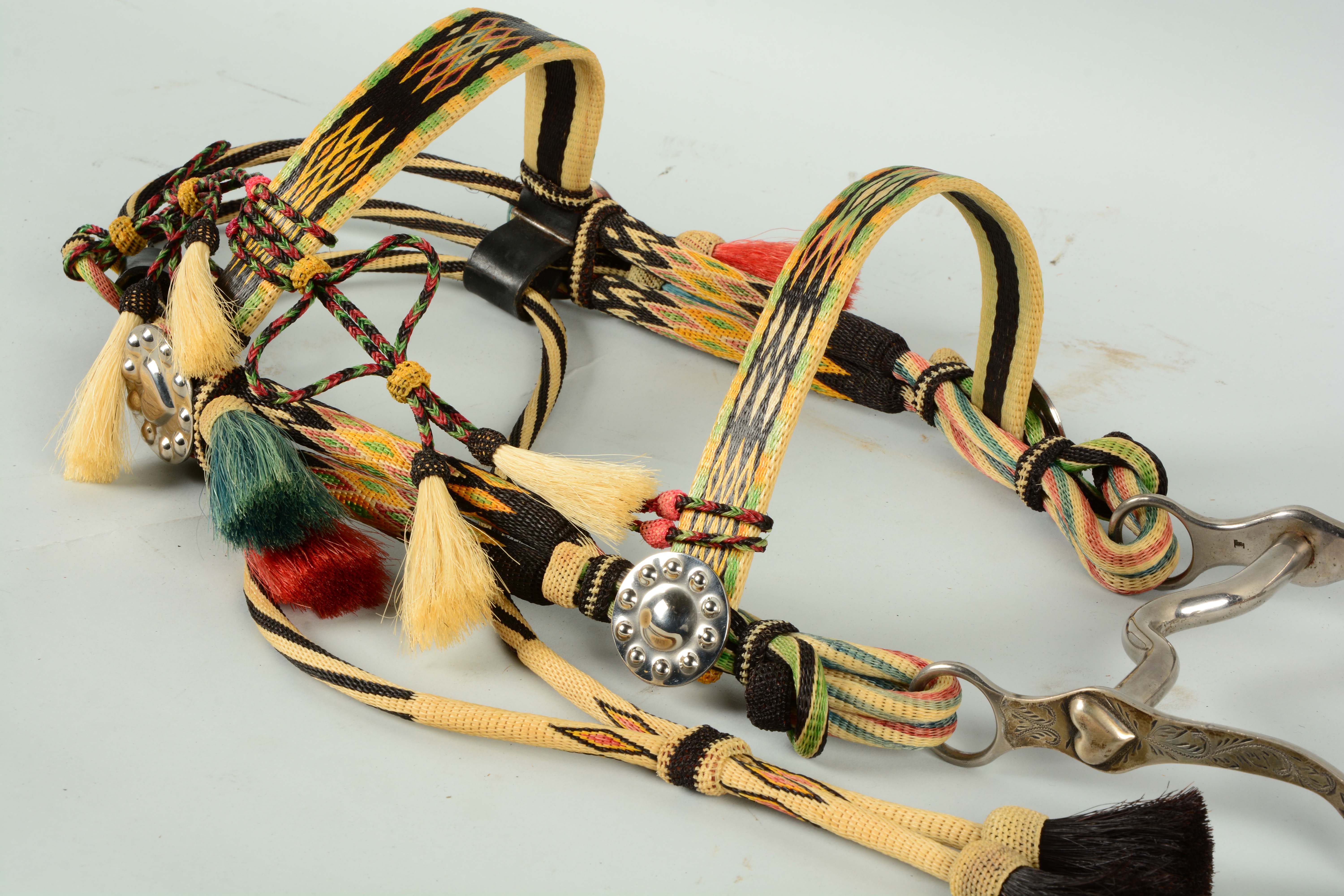 Lot Detail FANCY HORSE HAIR BRIDLE.