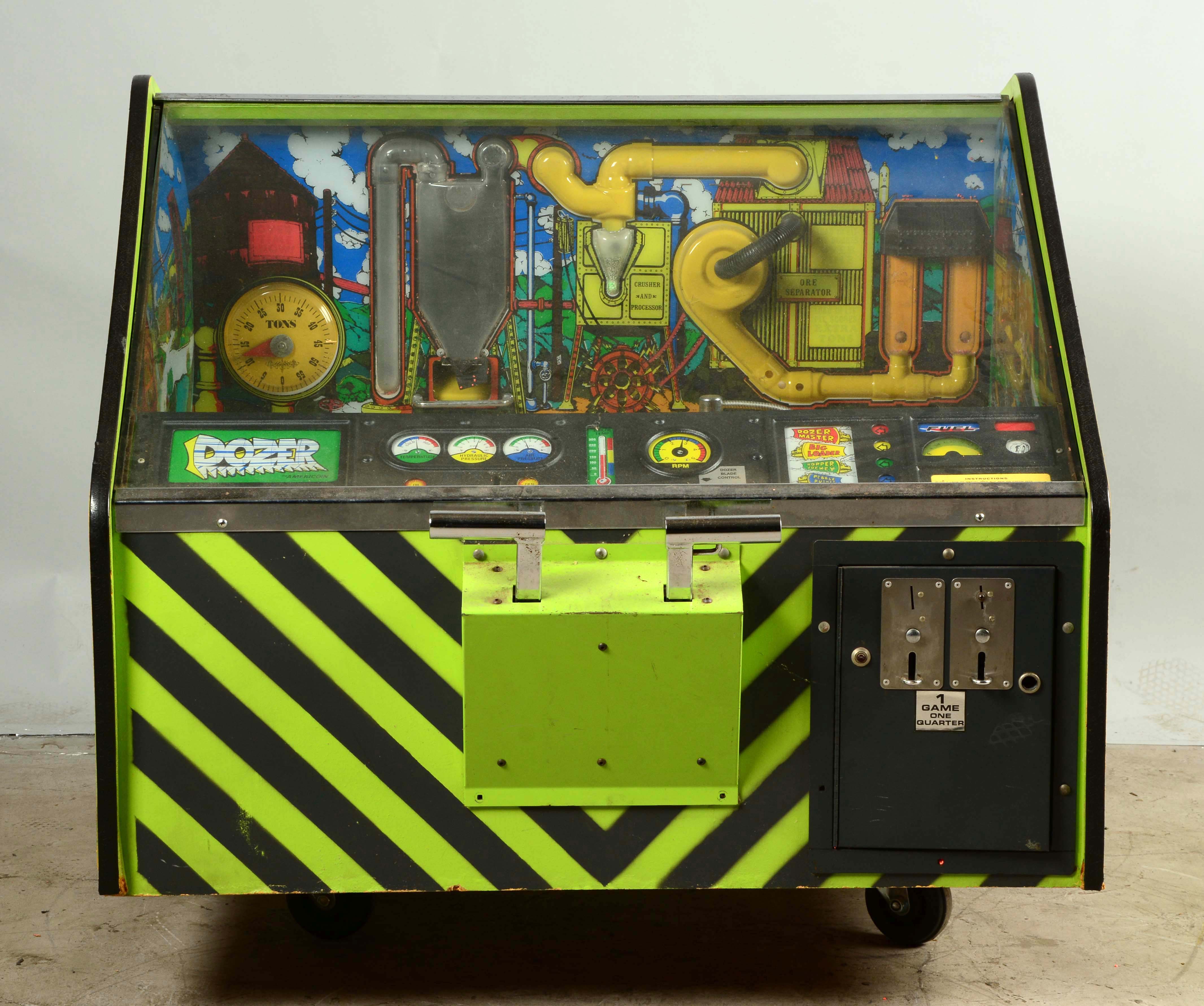 Lot Detail 25¢ AMERICOIN THE DOZER ARCADE MACHINE.