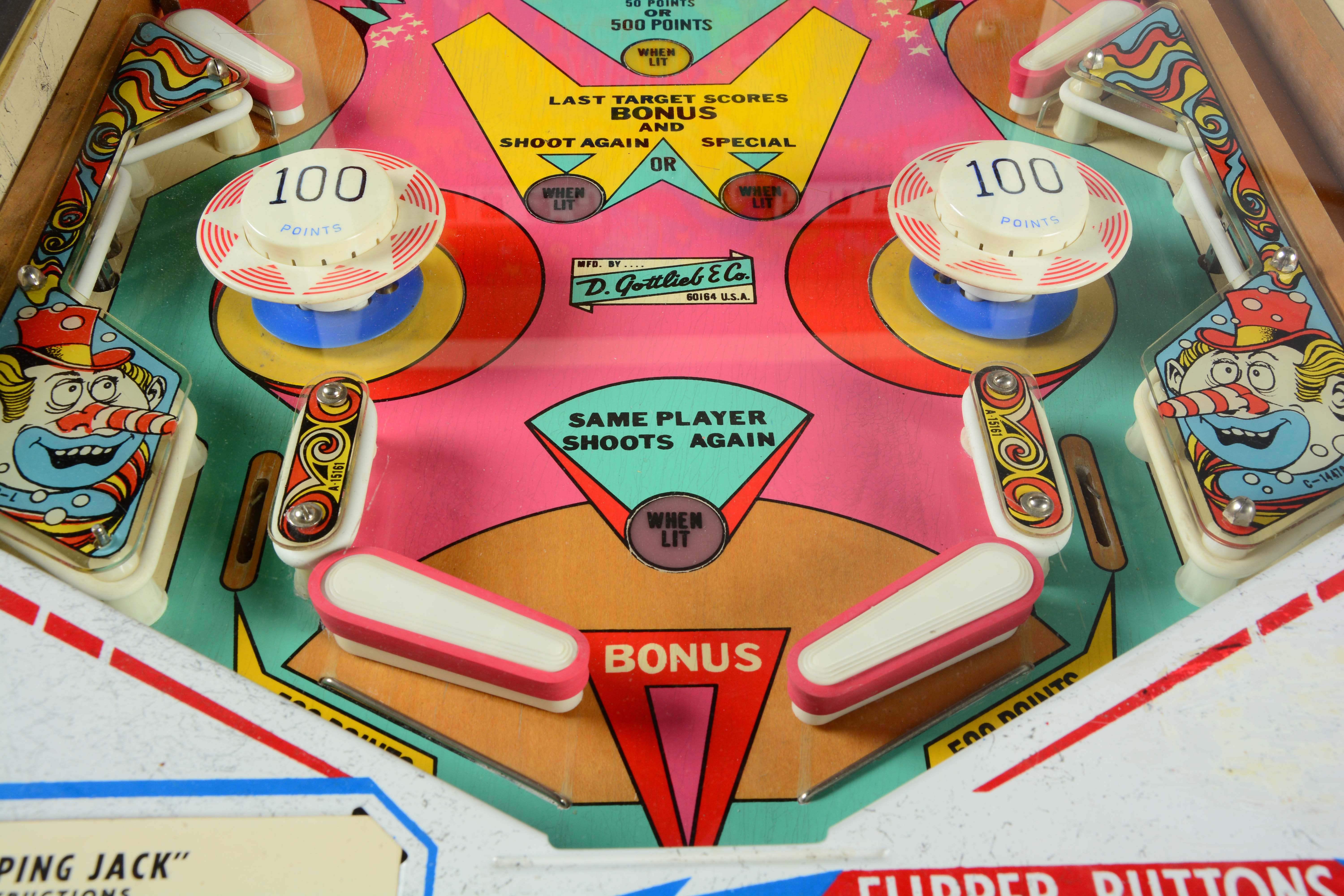 Lot Detail MULTICOIN GOTTLIEB JUMPING JACK PINBALL ARCADE GAME.