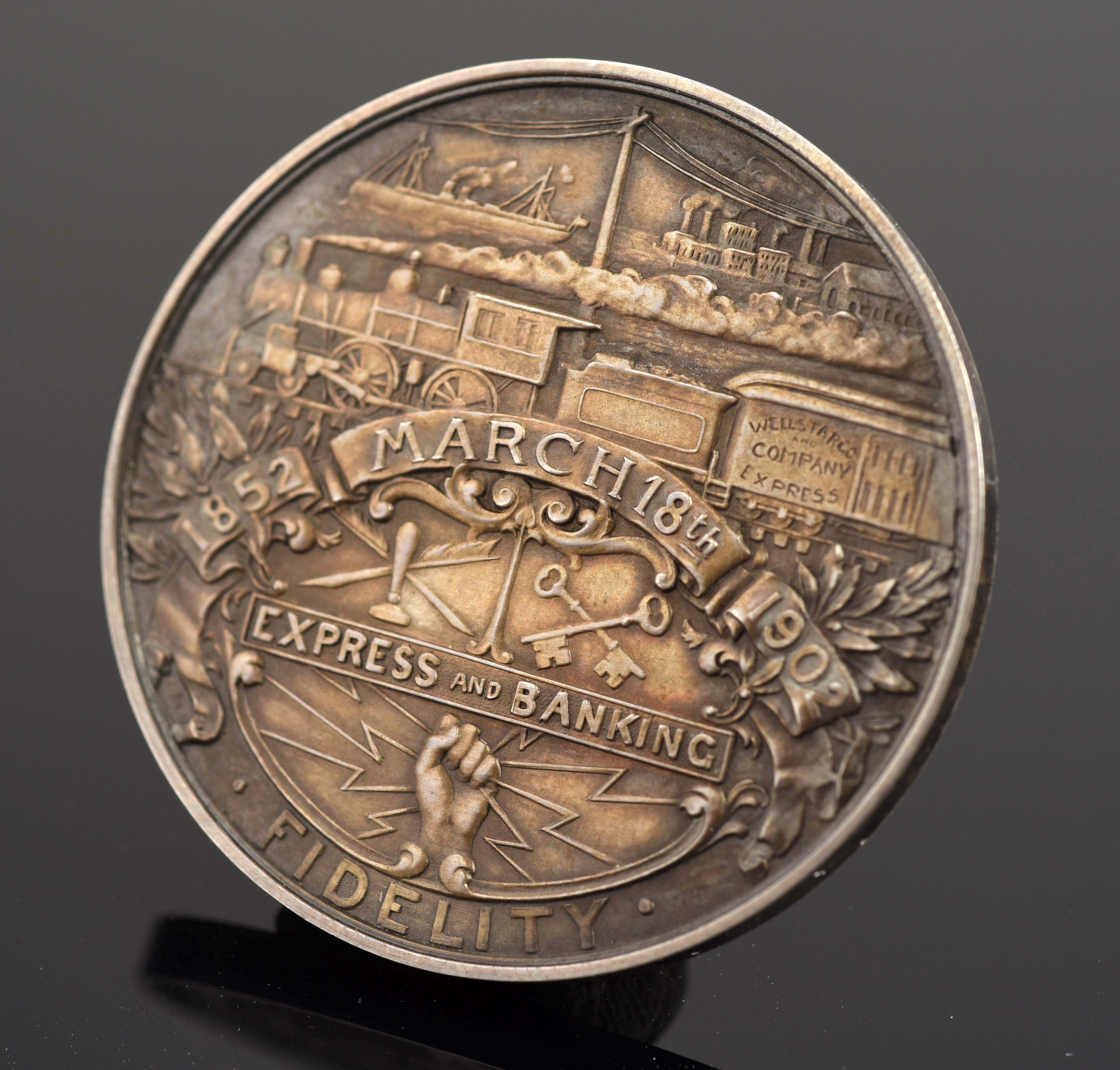 Lot Detail 1902 WELLS FARGO COMMEMORATIVE COIN.