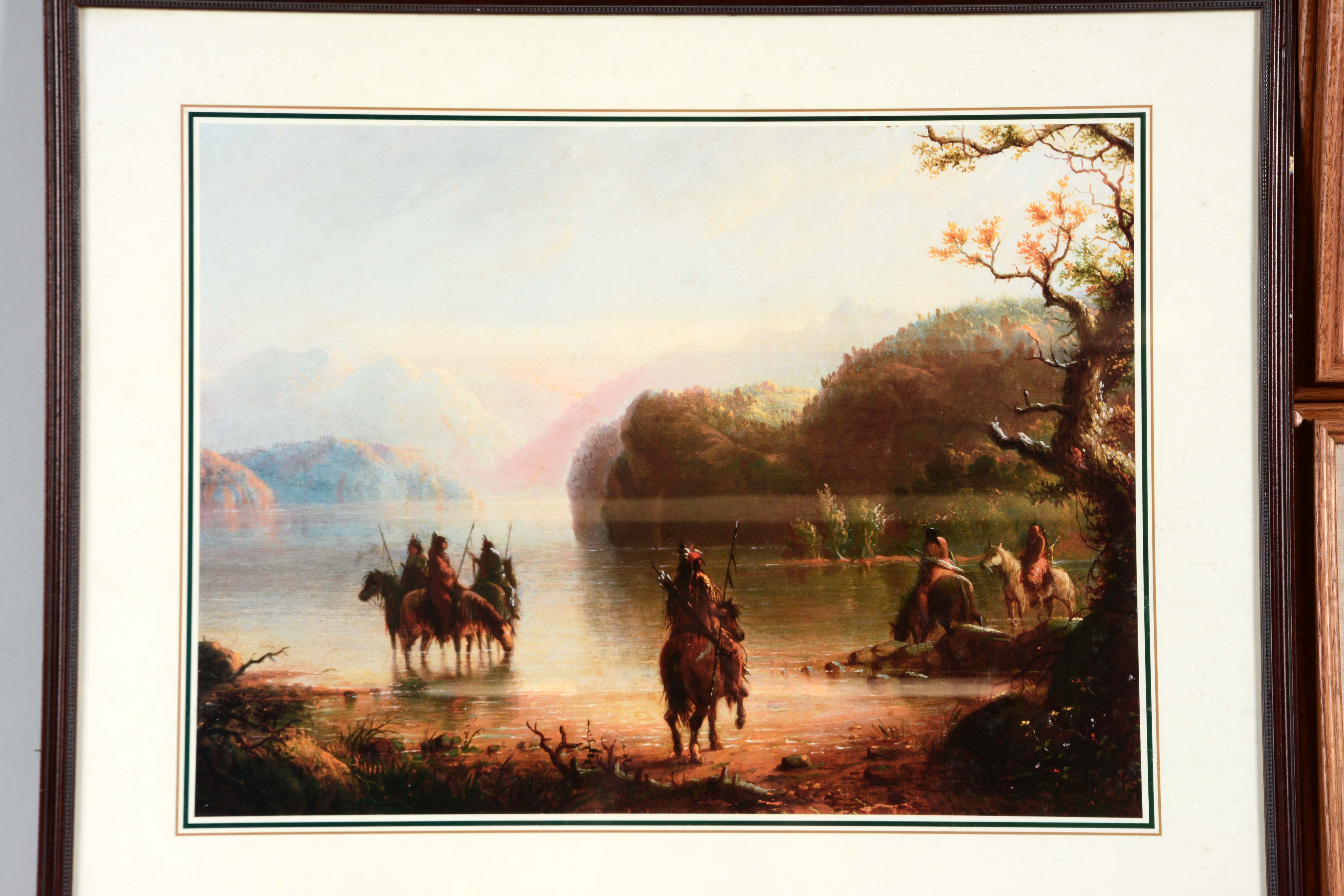 Lot Detail LOT OF 3 FRAMED WESTERN PRINTS.