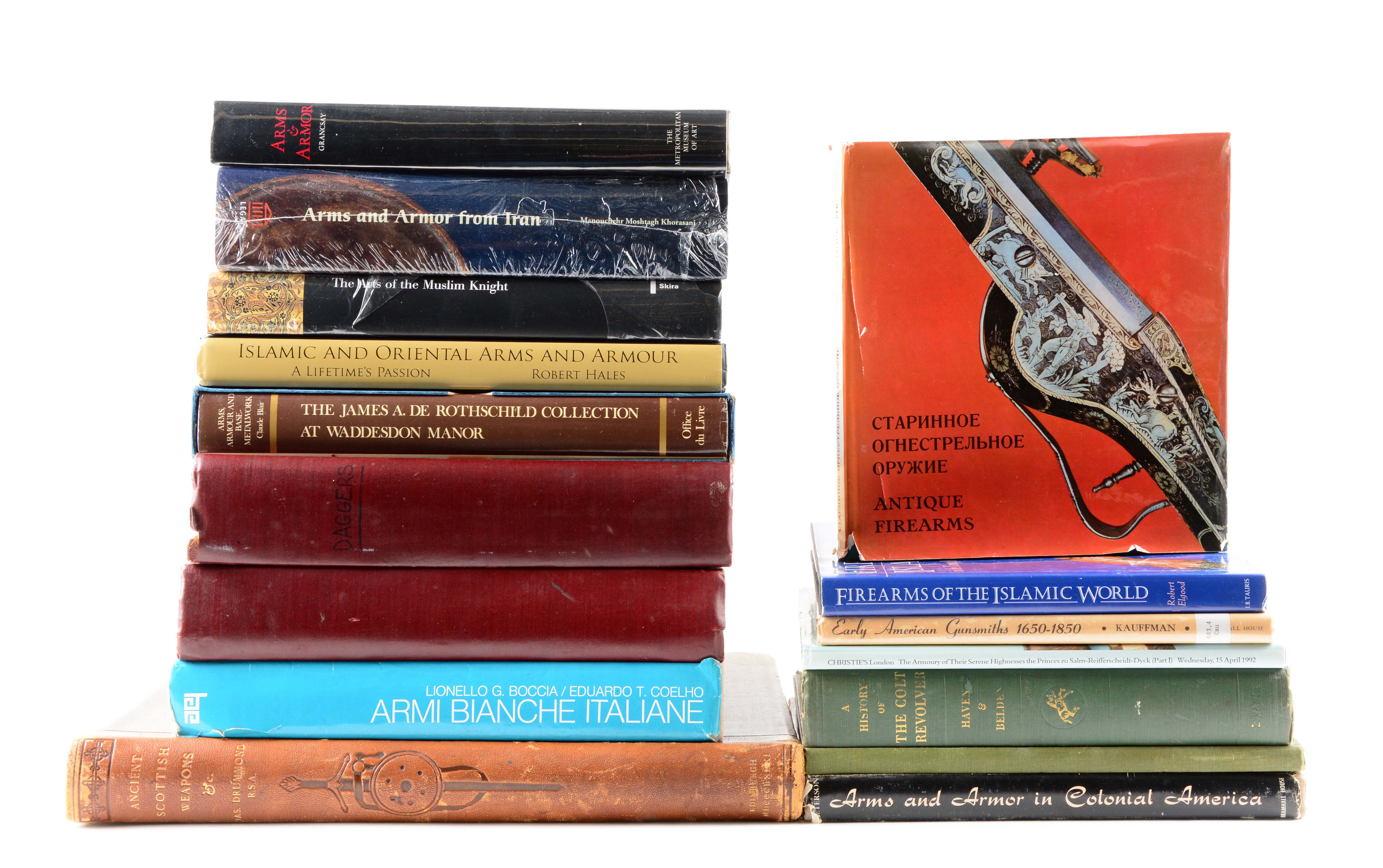 Lot Detail LOT OF 16 MISCELLANEOUS ARMS AND ARMOR BOOKS.