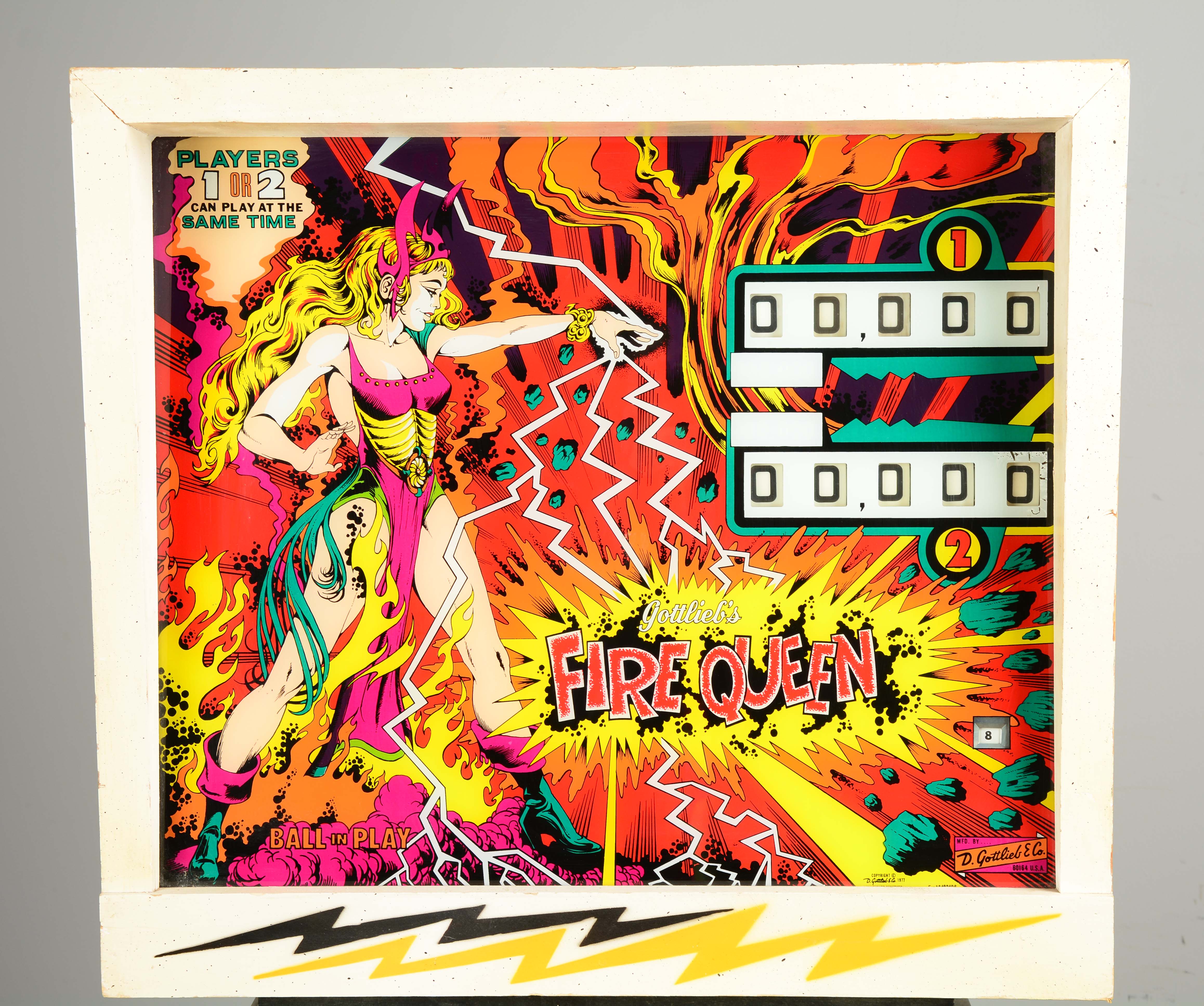Lot Detail 25¢ GOTTLIEBS FIRE QUEEN PINBALL MACHINE.