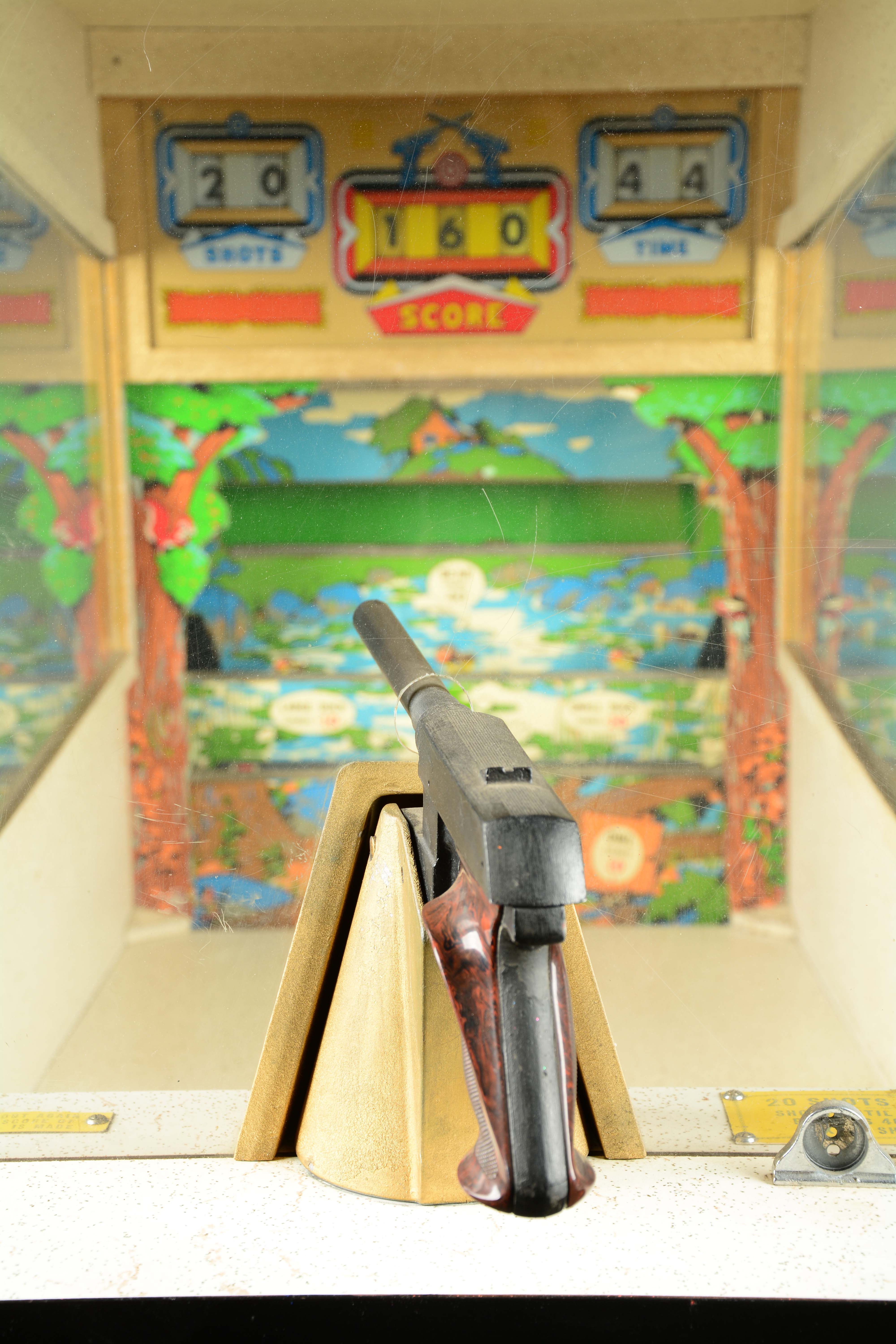 Lot Detail 10¢ MIDWAY'S SHOOTING GALLERY ARCADE GAME.