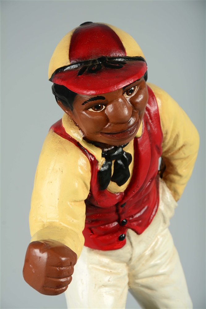 Lot Detail RESTORED LAWN JOCKEY STATUE.