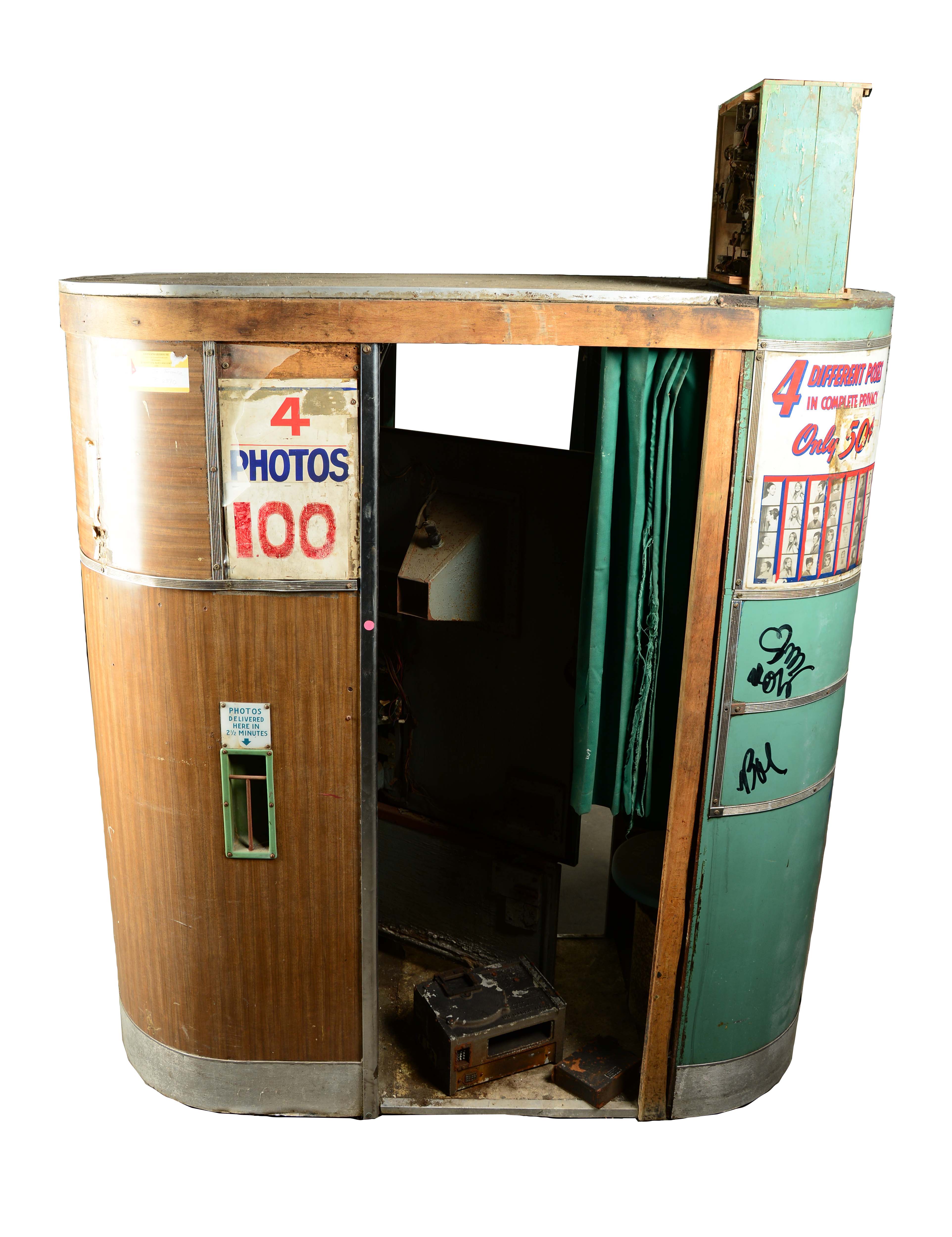 Lot Detail 50¢ AUTOPHOTO MODEL 11 PHOTO BOOTH.