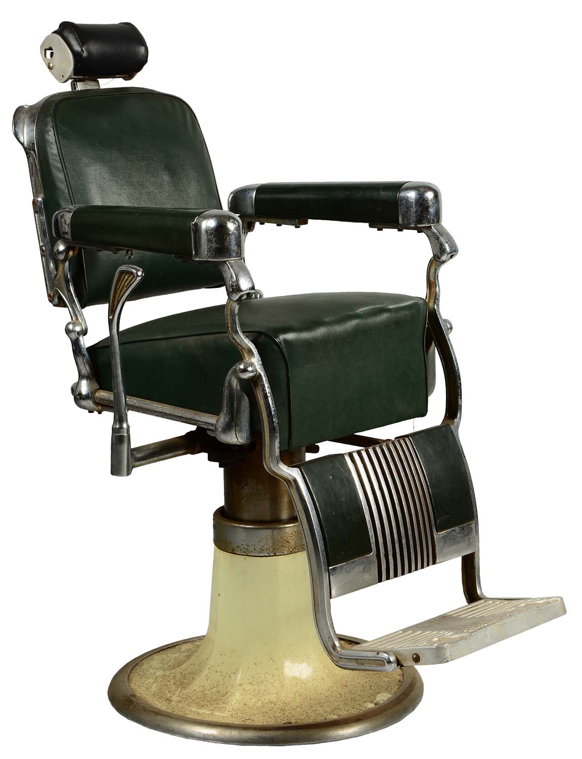 Lot Detail VINTAGE BELMONT BARBER CHAIR.