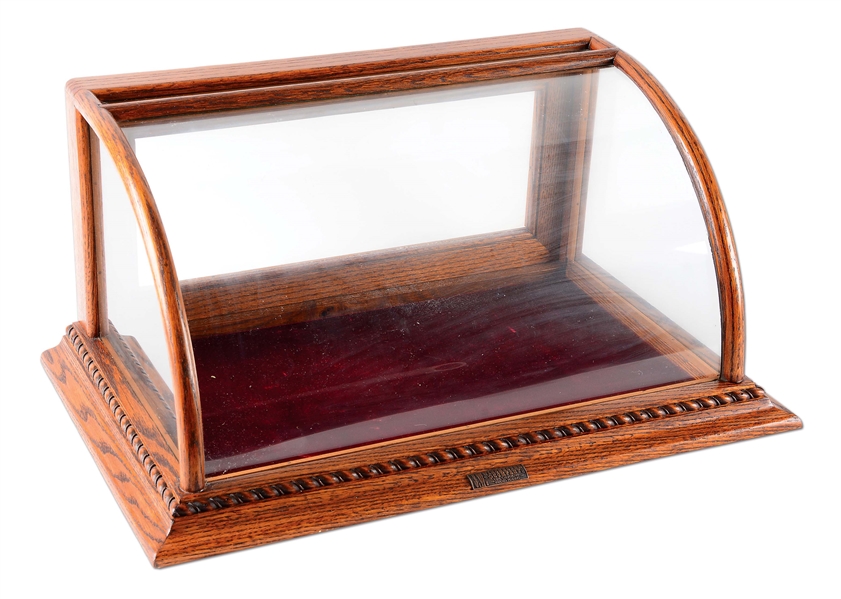 Lot Detail WOOD & GLASS WINCHESTER COUNTERTOP DISPLAY CASE.