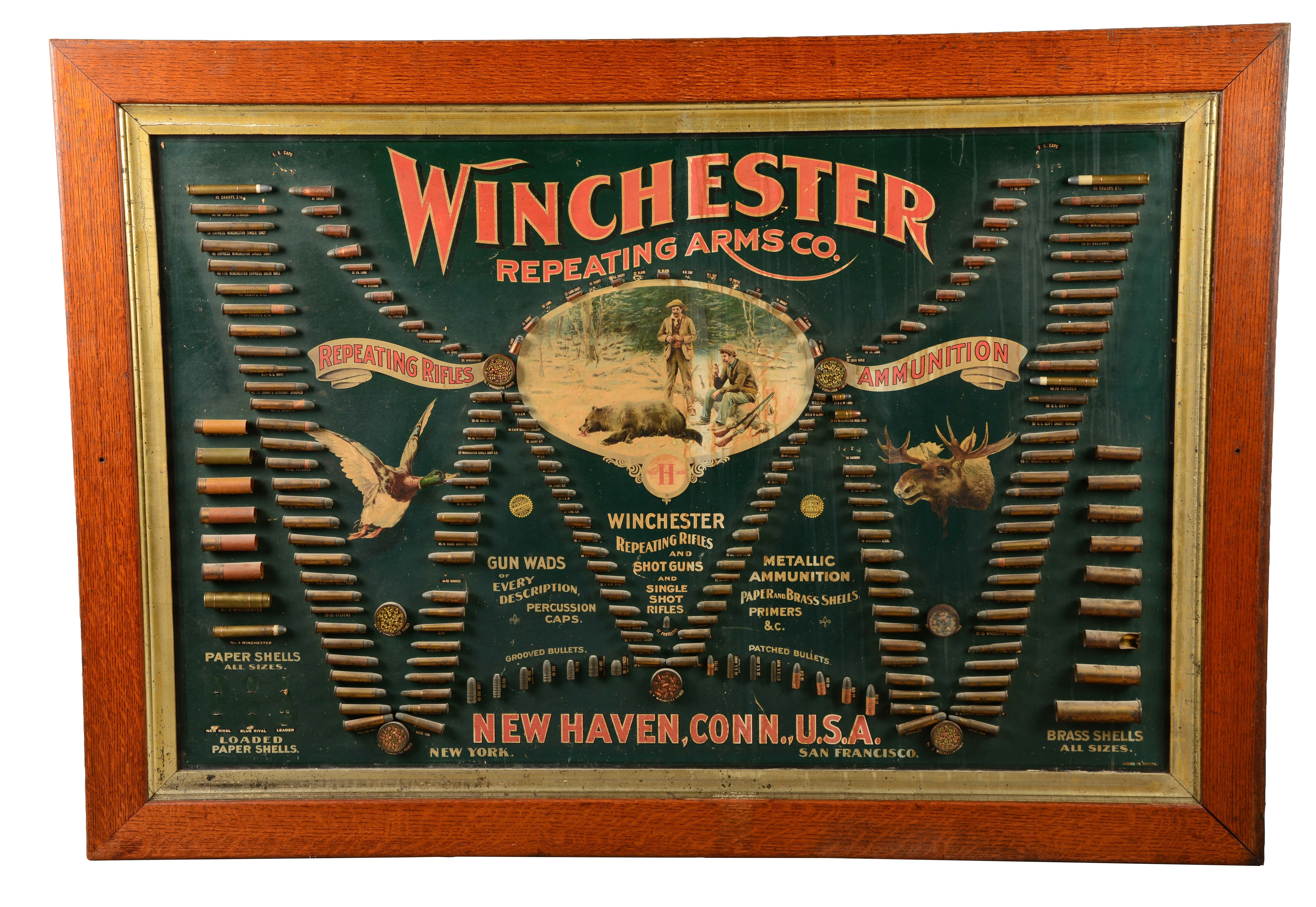 Lot Detail WINCHESTER REPEATING ARMS CO. AMMUNITION STORE DISPLAY.