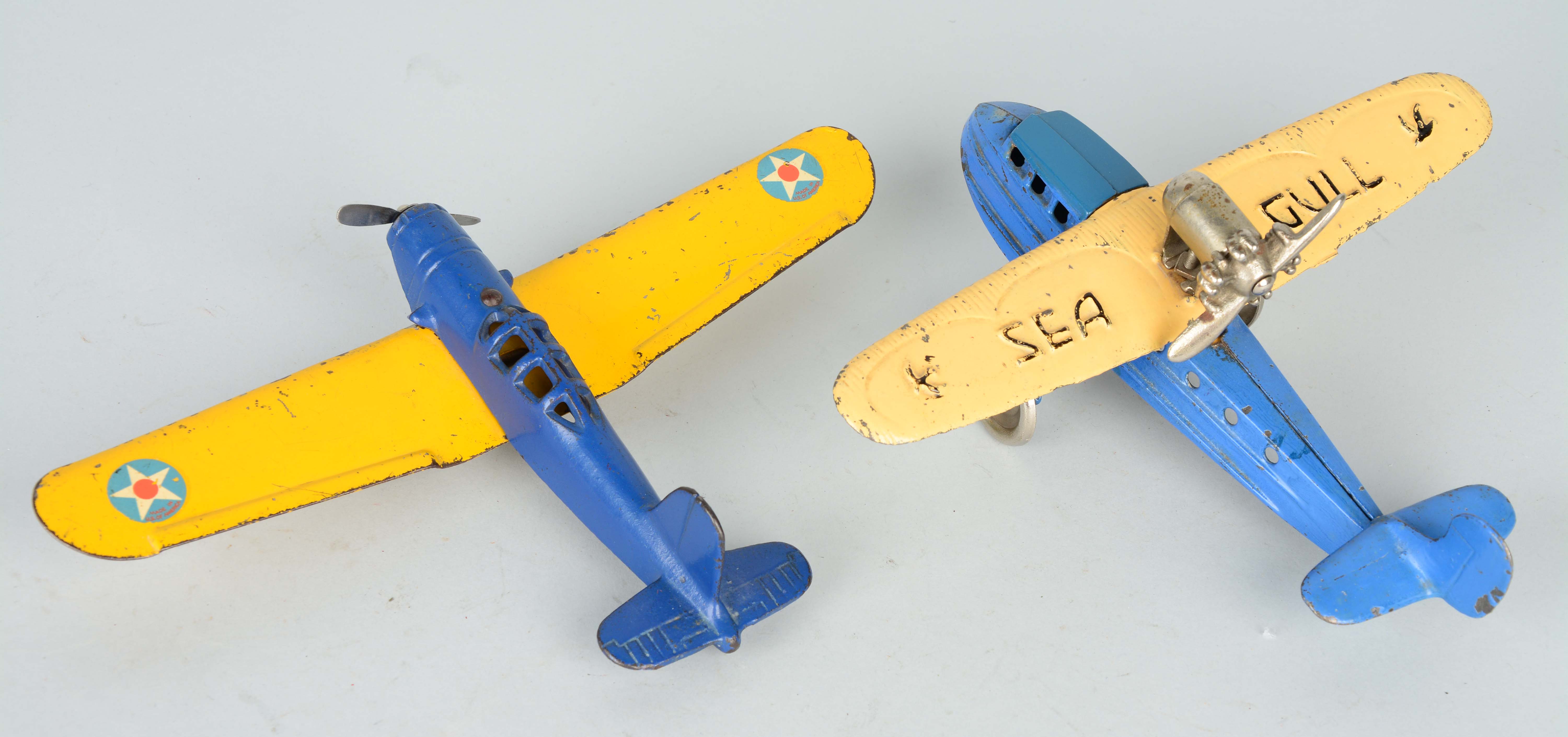 Lot Detail LOT OF 2 AIRPLANE TOYS.