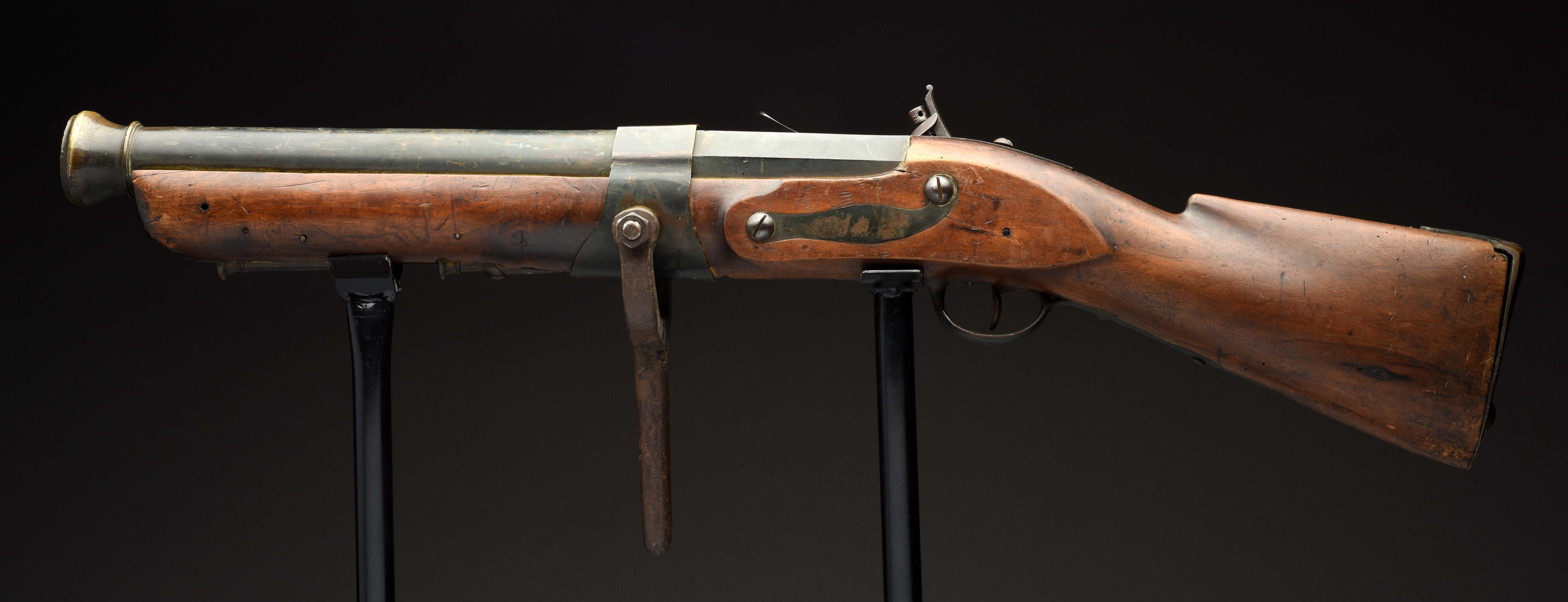 Lot Detail MASSIVE FLINTLOCK NAVAL SWIVEL GUN FROM THE CECIL DEMILLE