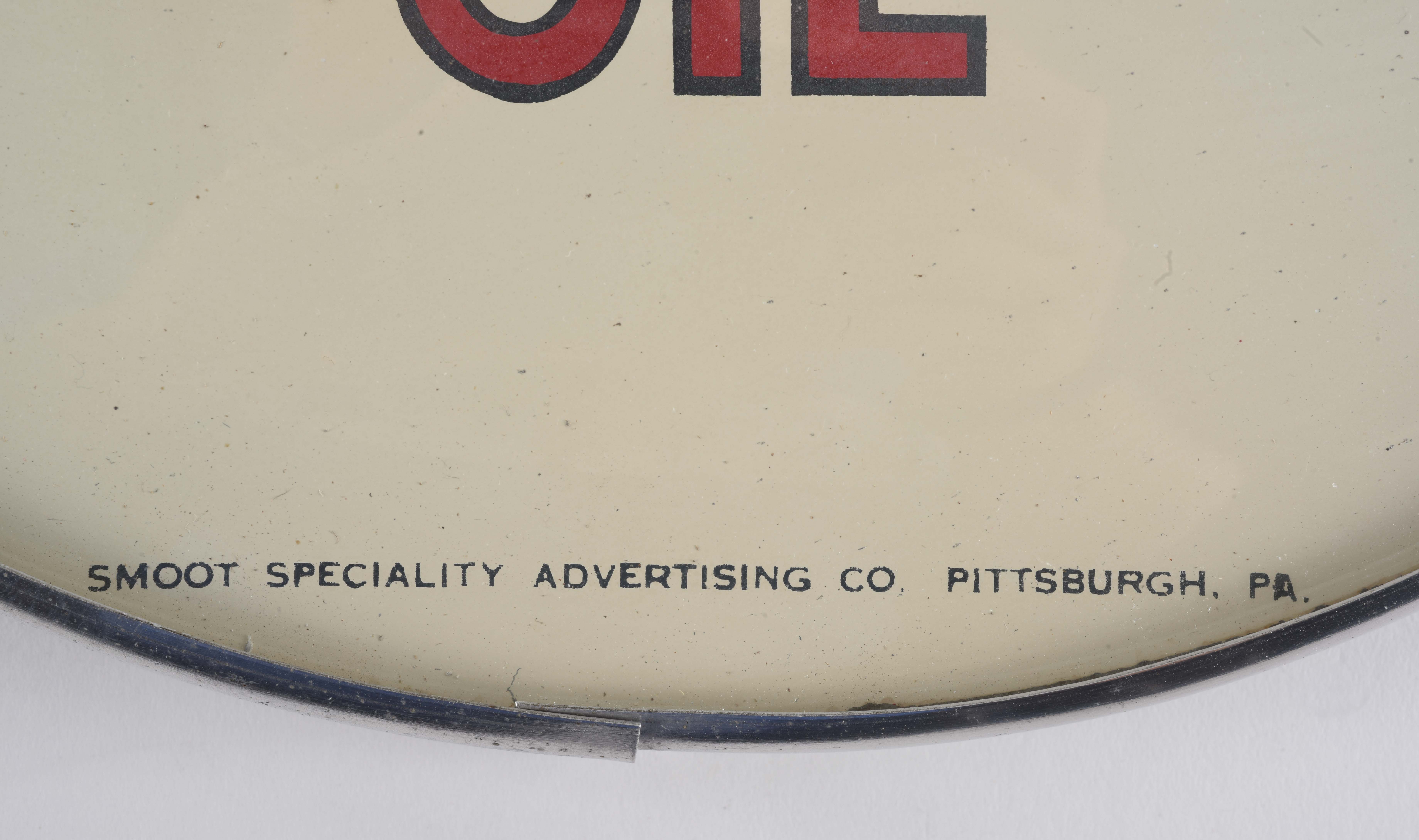 Lot Detail KENDALL MOTOR OIL GLASS FACE THERMOMETER.