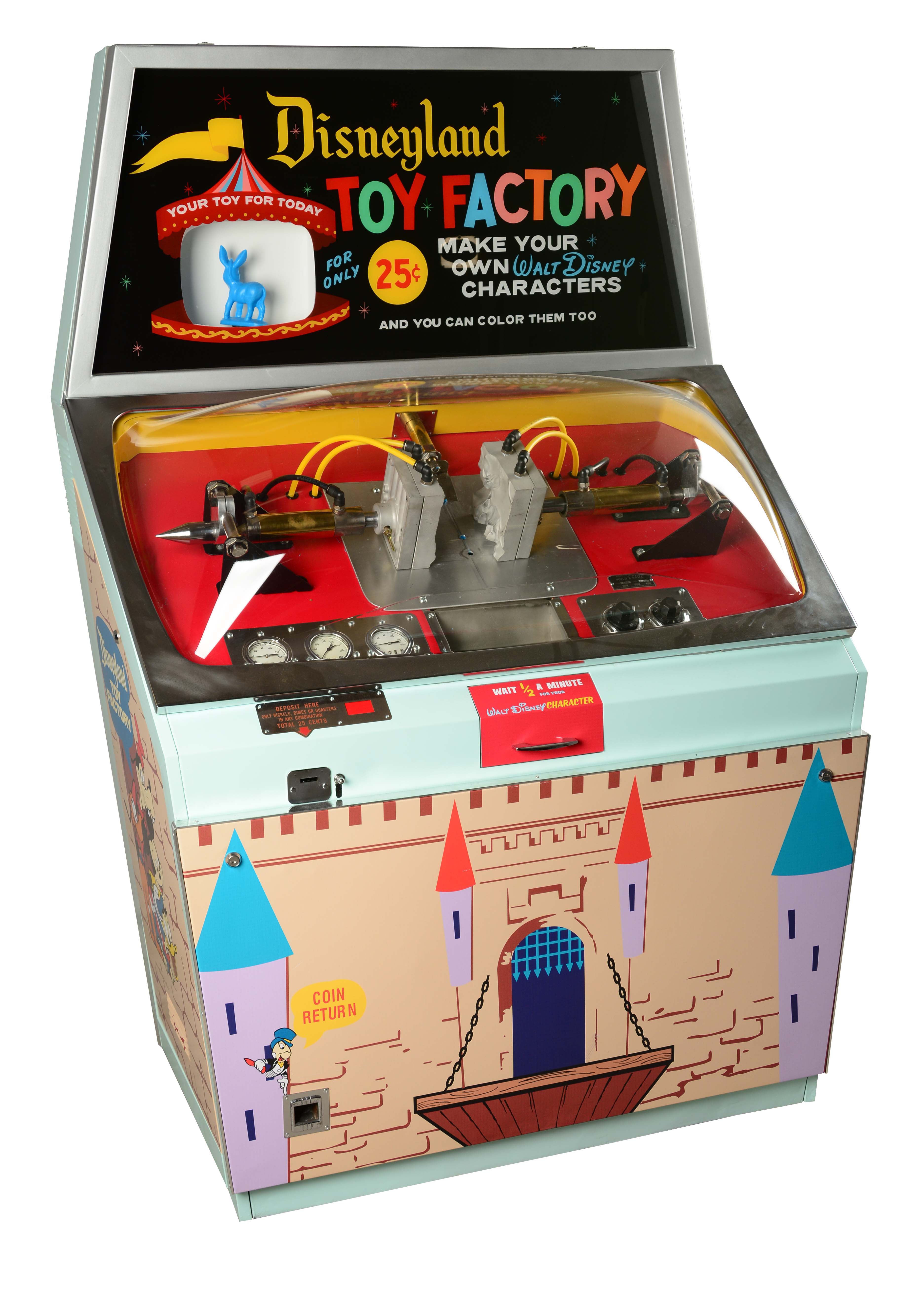 Lot Detail 25¢ DISNEYLAND TOY FACTORY MOLD A RAMA.