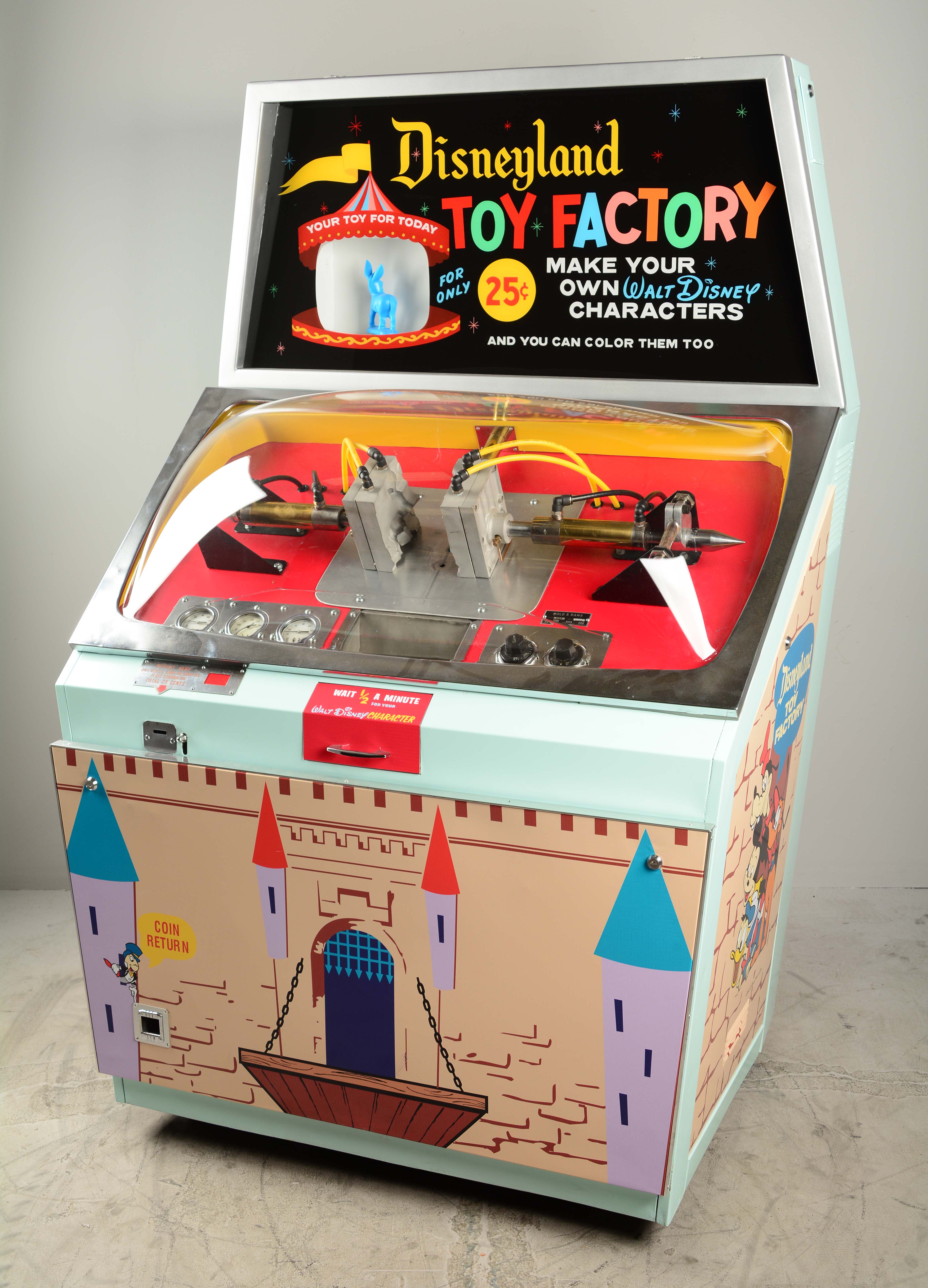 Lot Detail 25¢ DISNEYLAND TOY FACTORY MOLD A RAMA.