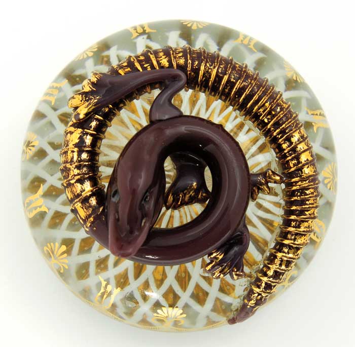 Lot Detail MAGNUM FRENCH SALAMANDER PAPERWEIGHT
