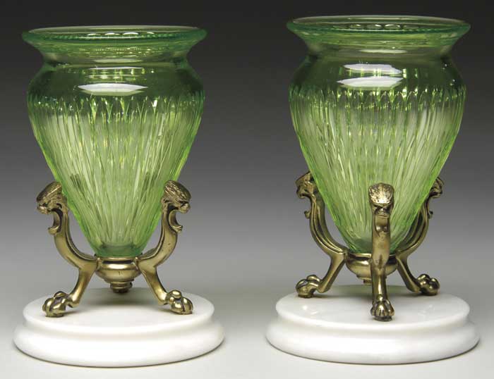 Lot Detail PAIR PAIRPOINT CRYSTAL VASES