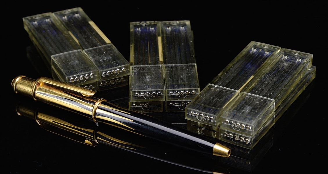 Lot Detail CARTIER BALLPOINT PEN WITH REFILLS.