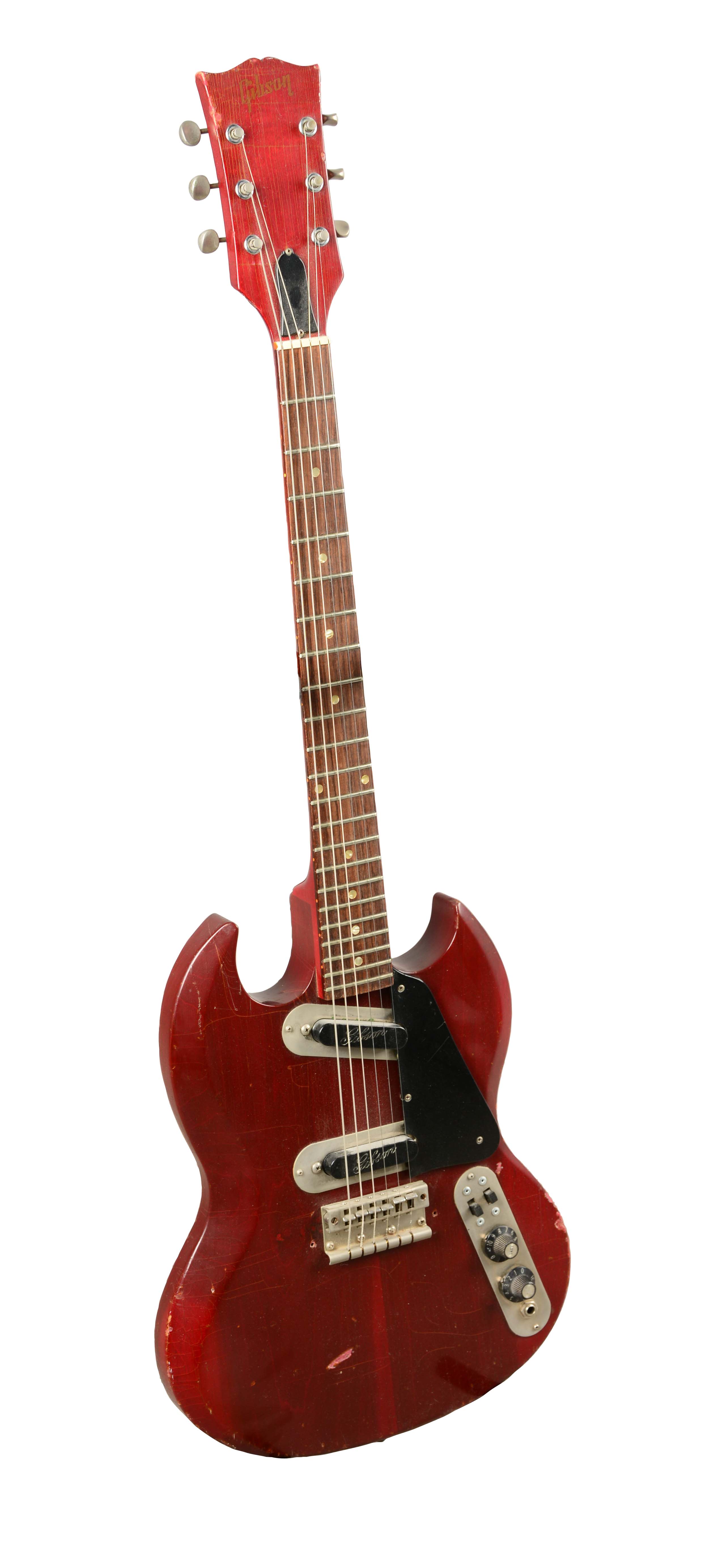 Lot Detail RED GIBSON ELECTRIC GUITAR.