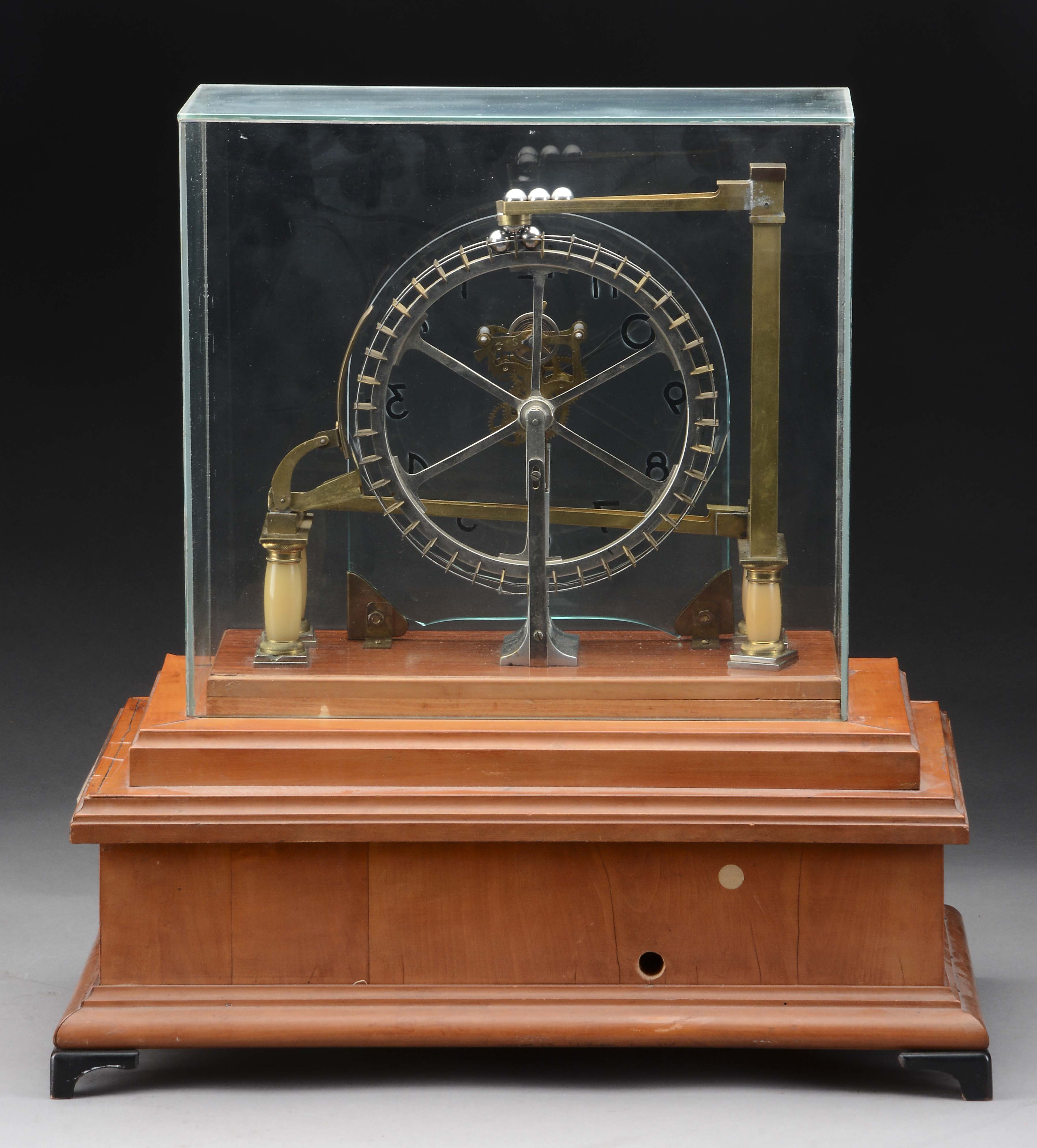 Lot Detail UNUSUAL FRENCH AUTOMATON WATER WHEEL CLOCK.