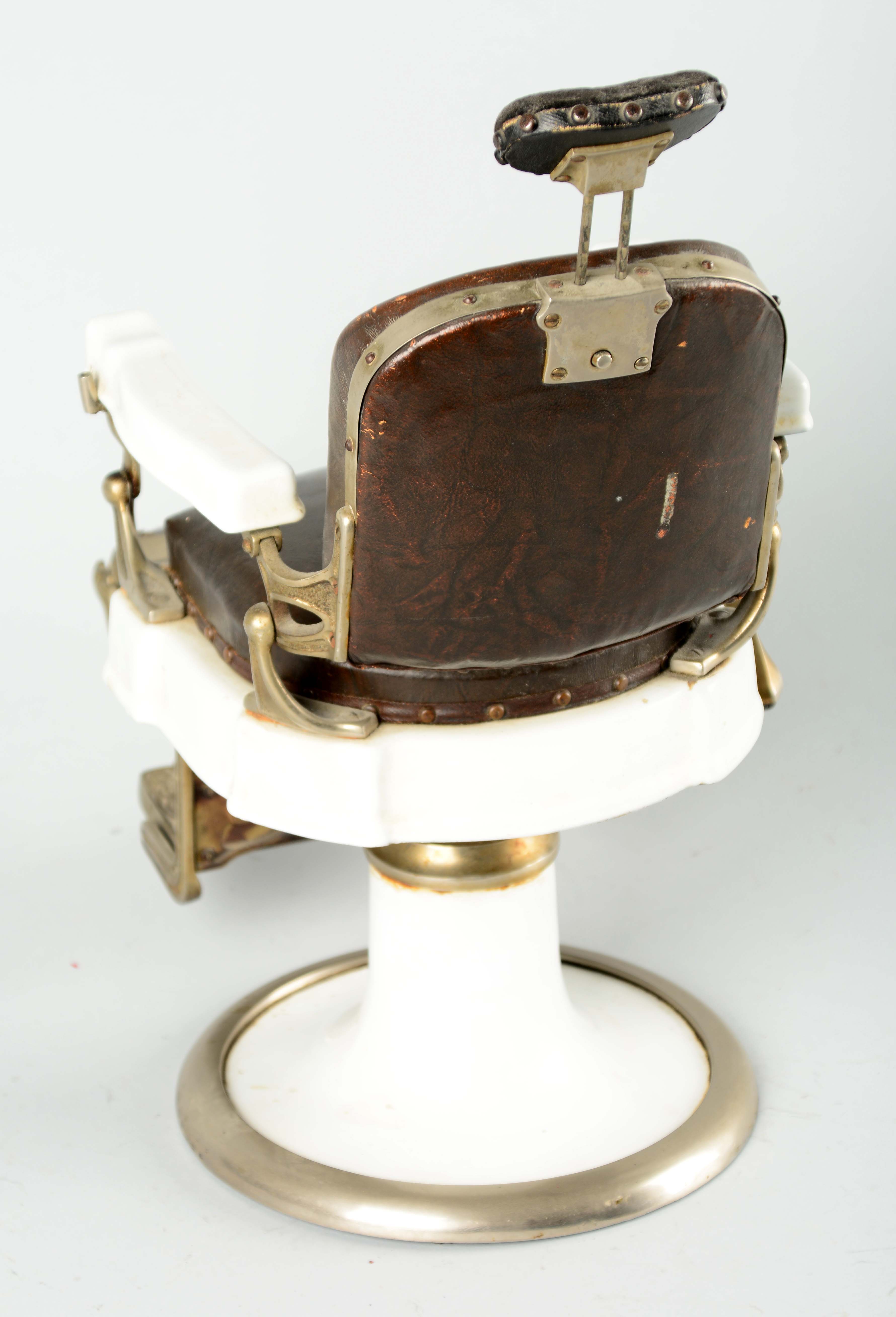 Lot Detail SALESMAN SAMPLE KOKEN BARBER CHAIR.