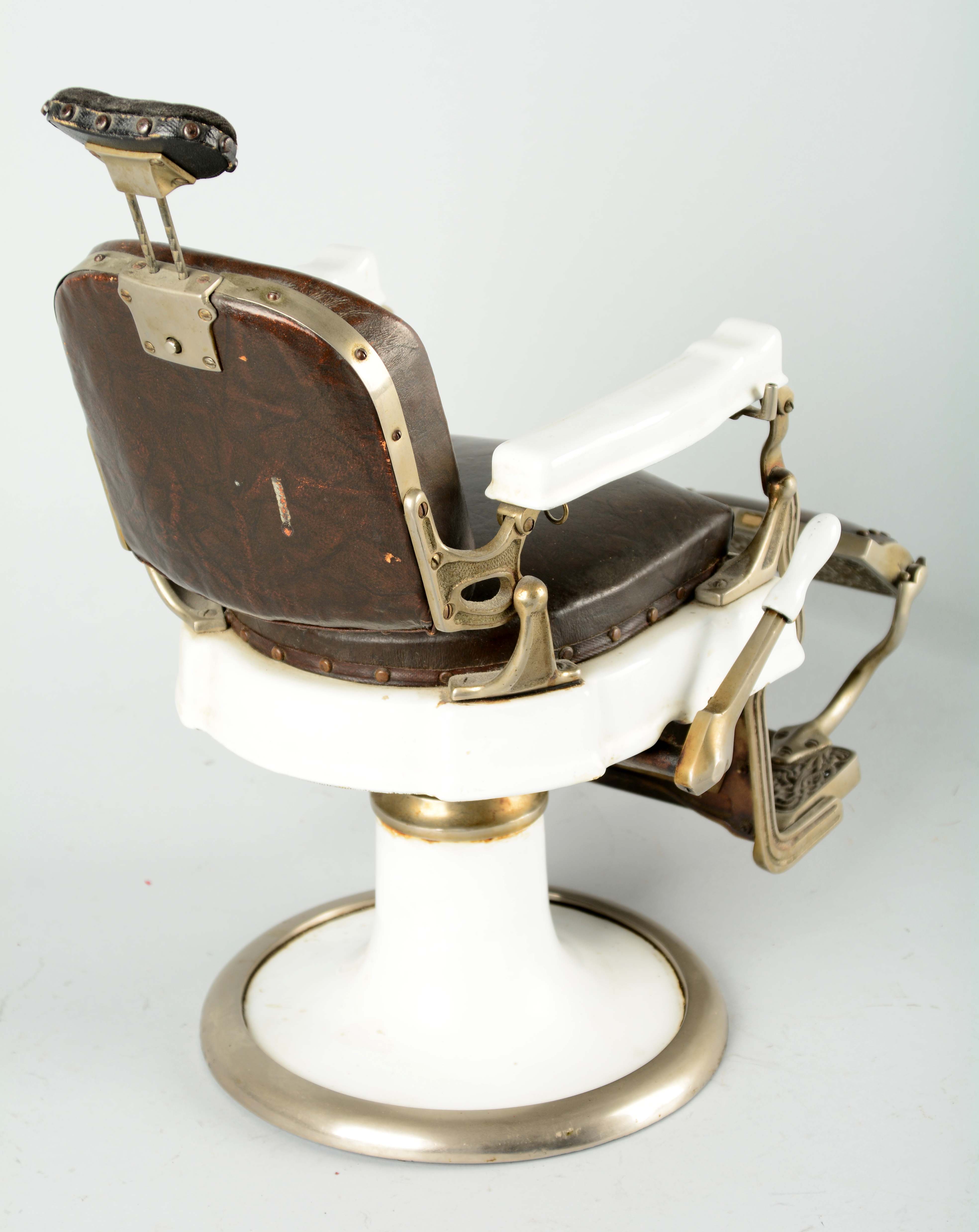 Lot Detail SALESMAN SAMPLE KOKEN BARBER CHAIR.