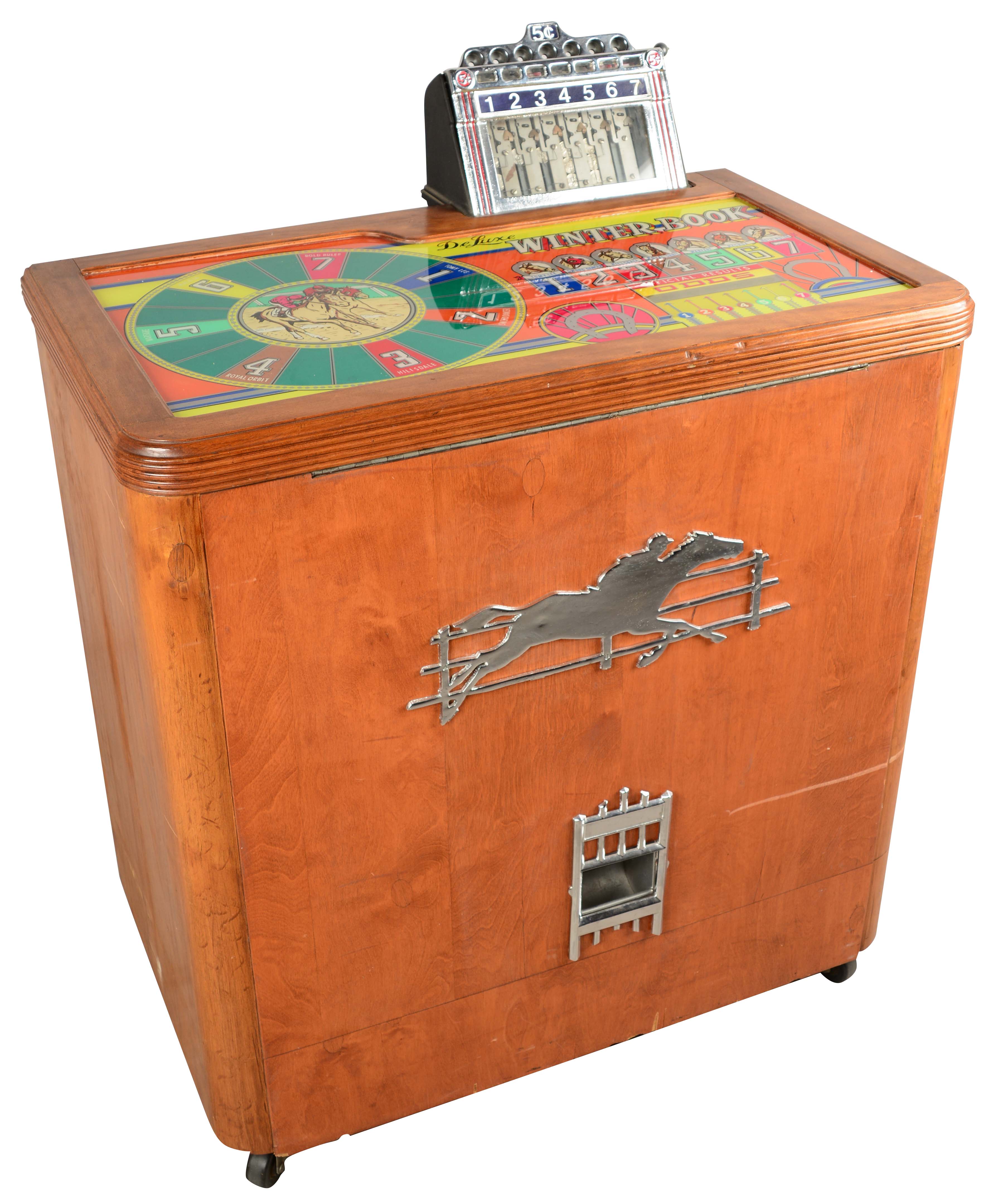 Lot Detail **5¢ H.C. EVANS DELUXE WINTER BOOK HORSE RACING GAMBLING