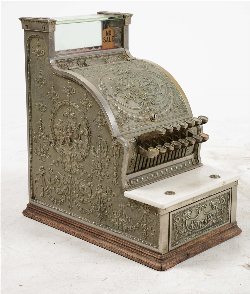 Lot Detail NCR MODEL 313 BRASS CASH REGISTER.