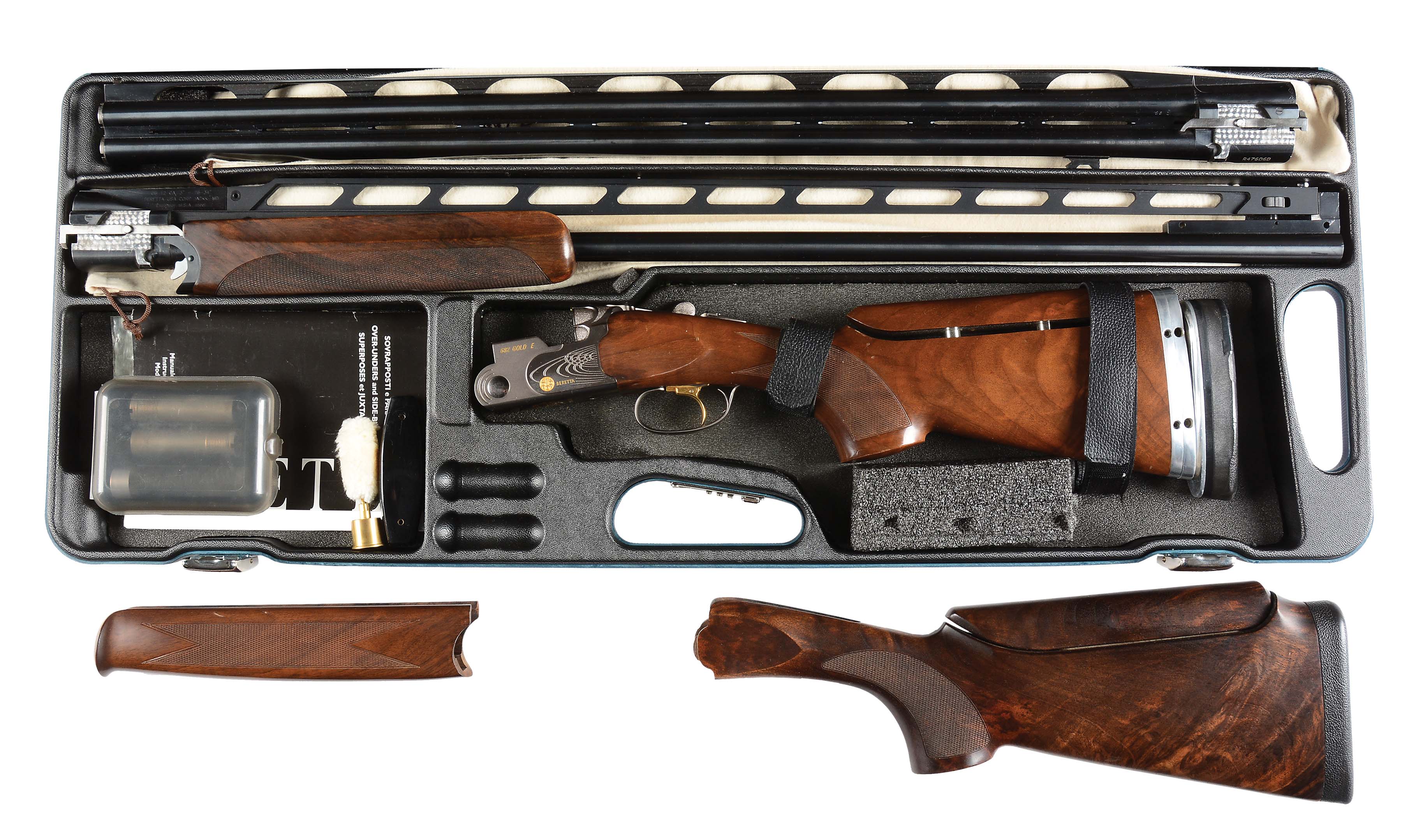 Lot Detail (M) CASED BERETTA 682 TRAP GOLD 12 GAUGE SHOTGUN WITH