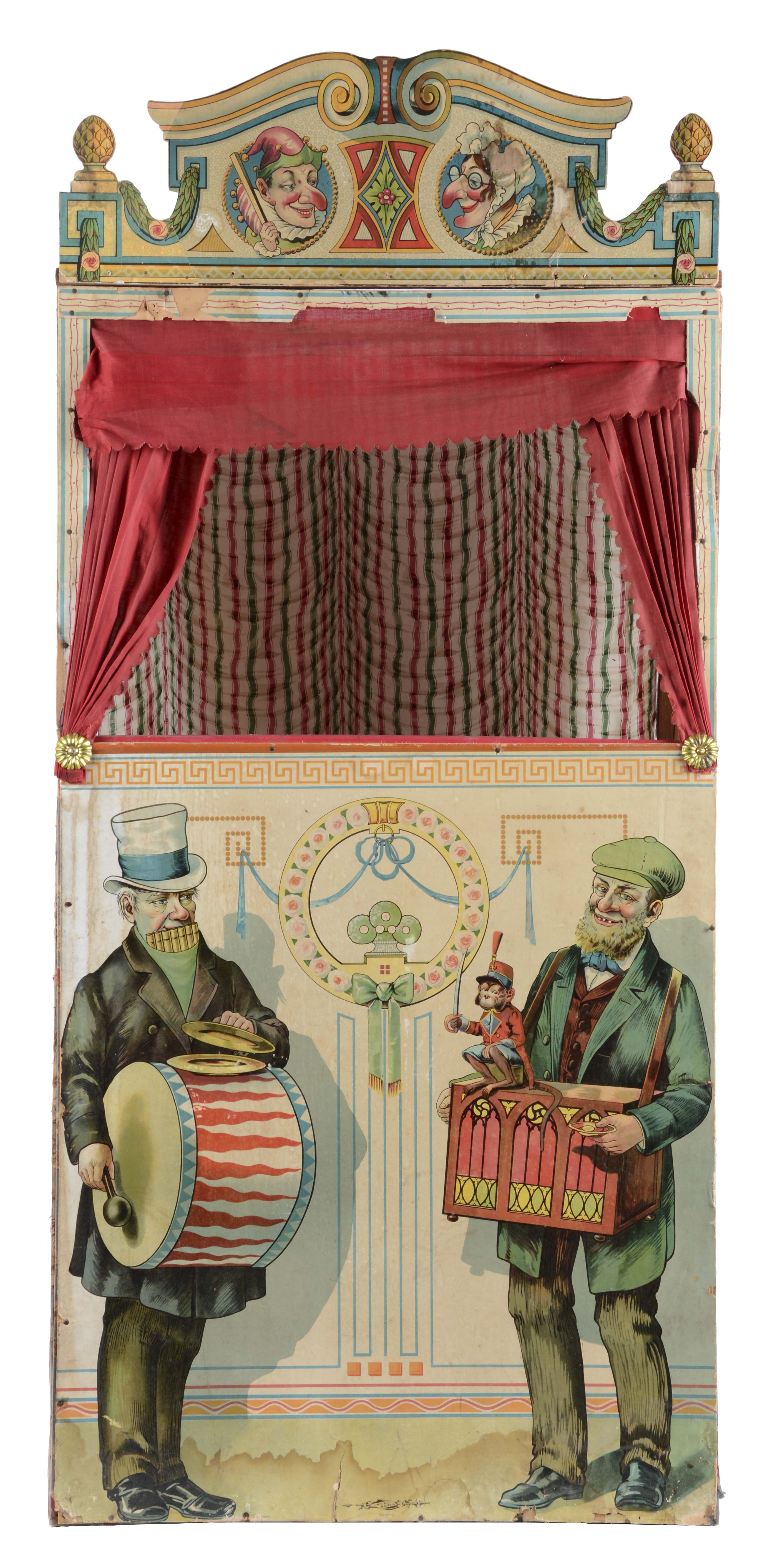 Lot Detail WONDERFUL PUNCH & JUDY PUPPET STAGE.