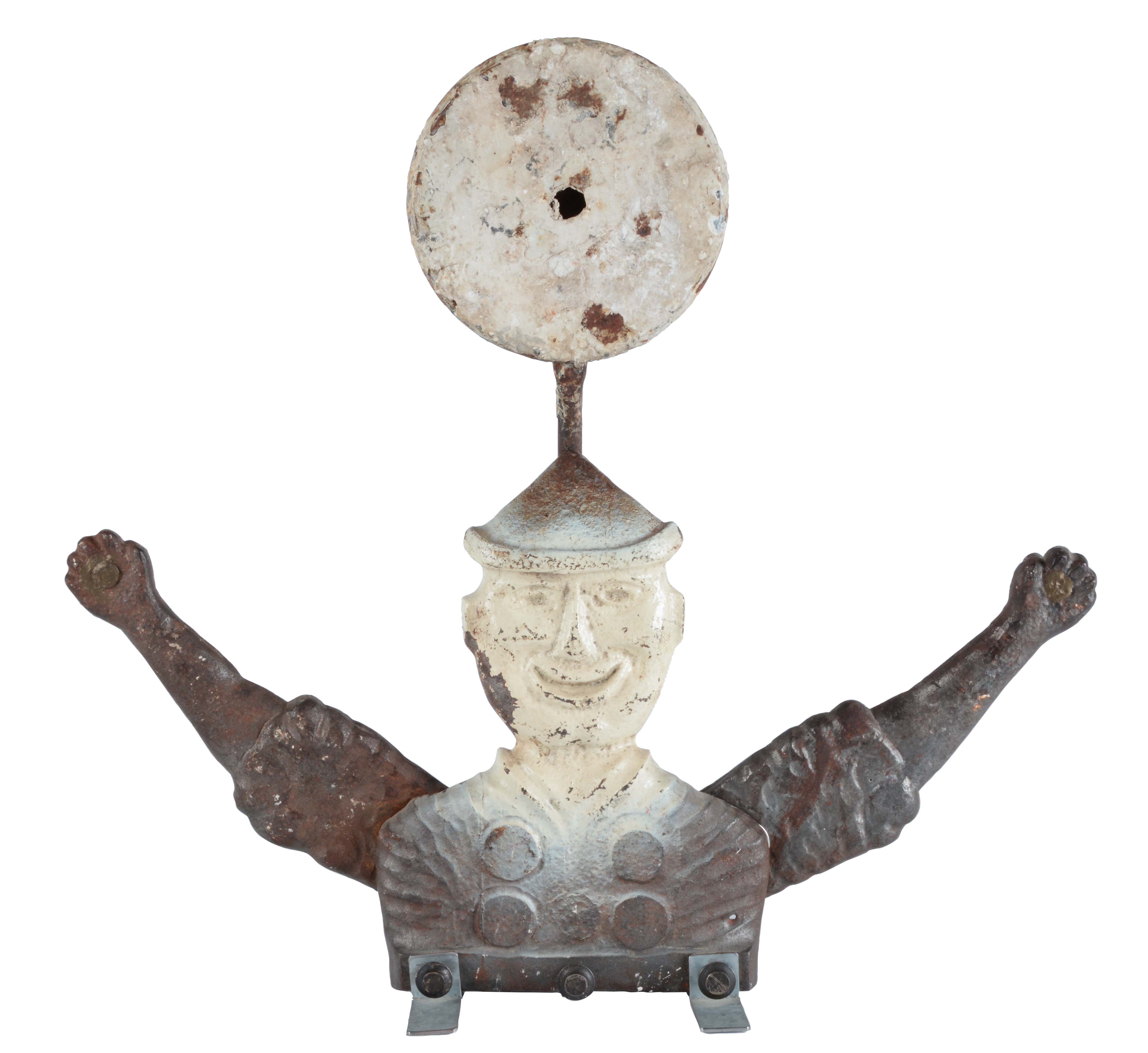 Lot Detail RARE CAST IRON MECHANICAL CLOWN SHOOTING GALLERY TARGET.