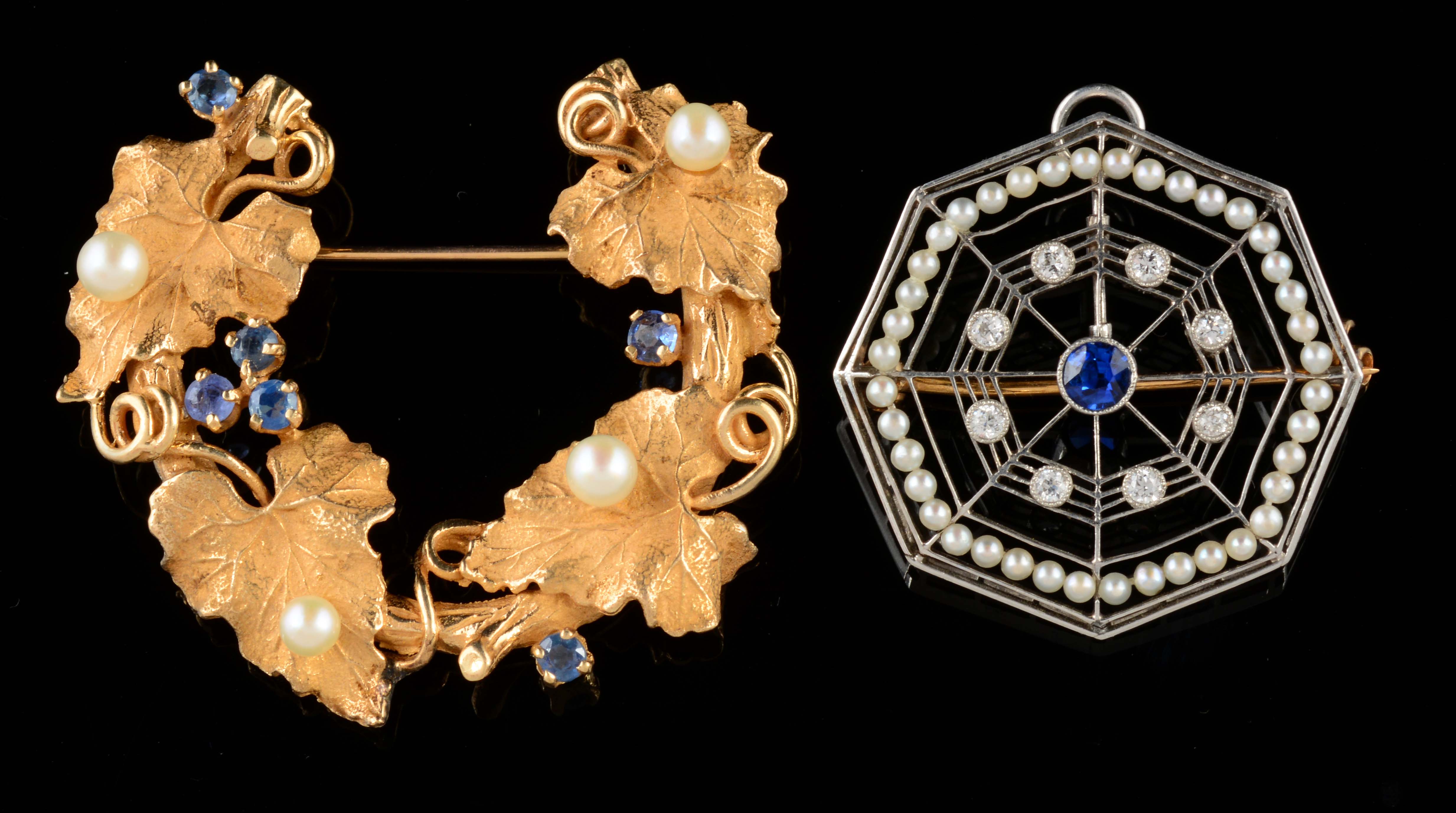 Lot Detail LOT OF 2 14K GOLD PINS.