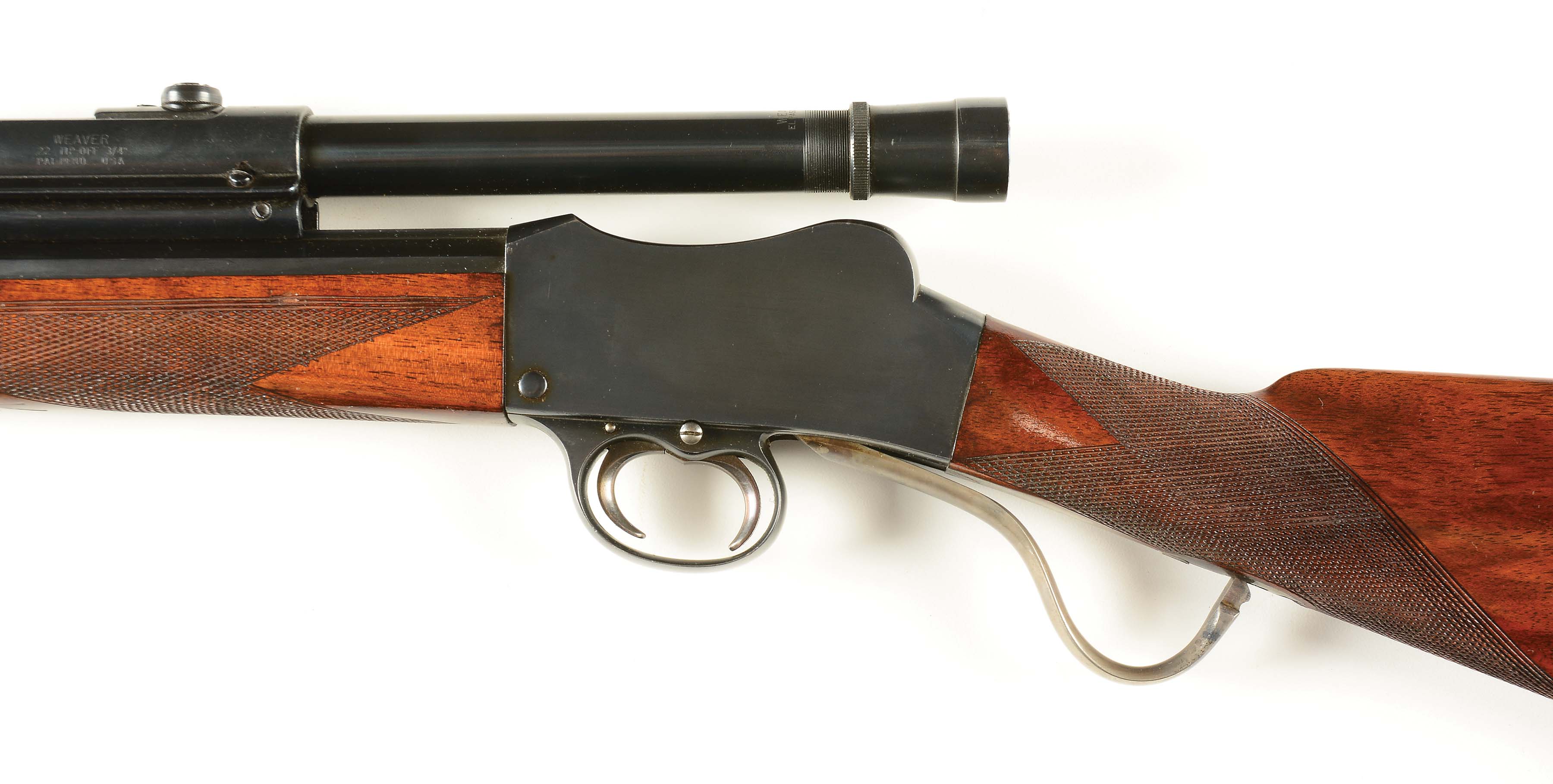 Lot Detail (C) CUSTOM BUILT MARTINI ACTION .22 CALIBER SINGLE SHOT RIFLE.