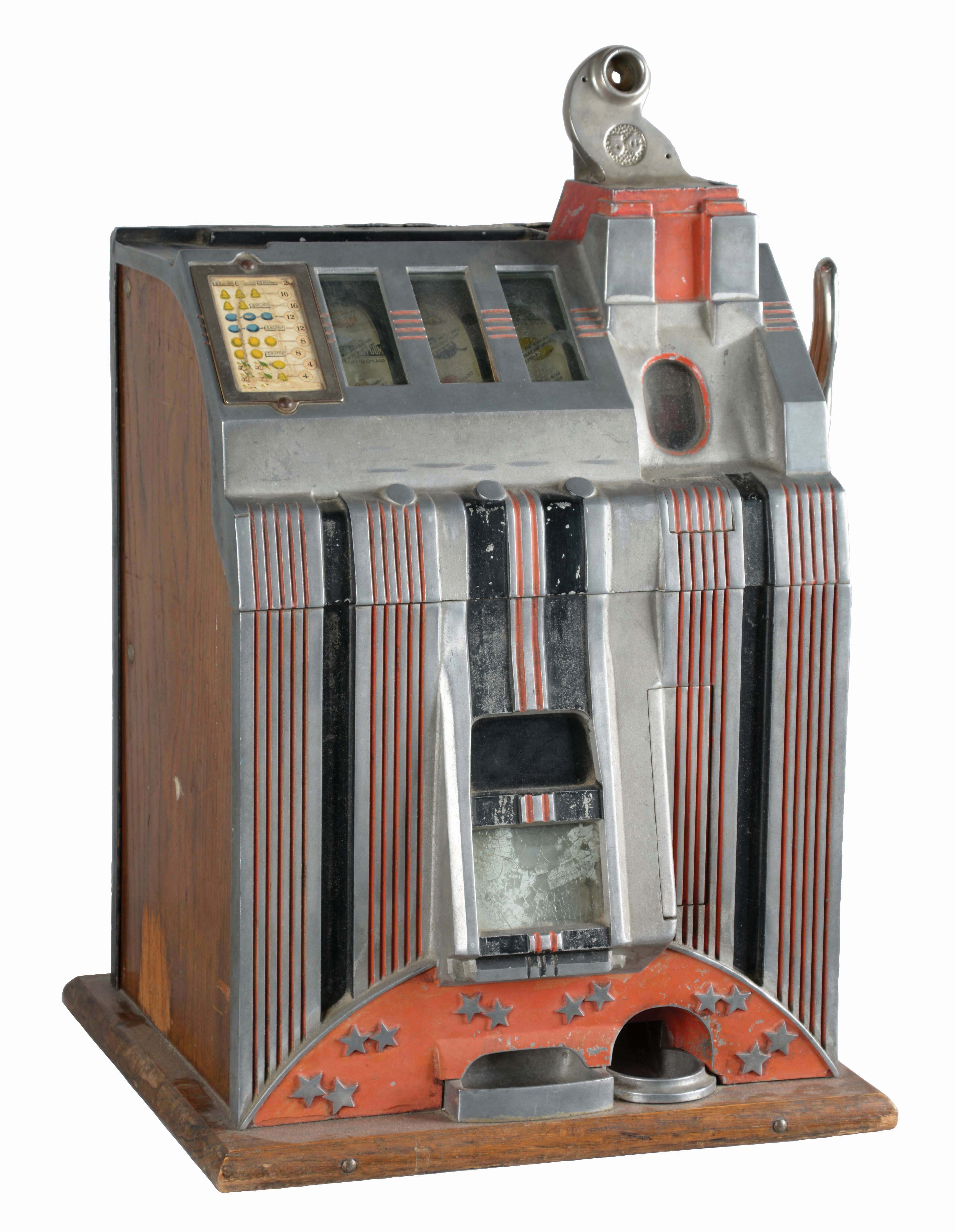 Lot Detail **5¢ MILLS NOVELTY CO. SKYSCRAPER SLOT MACHINE.