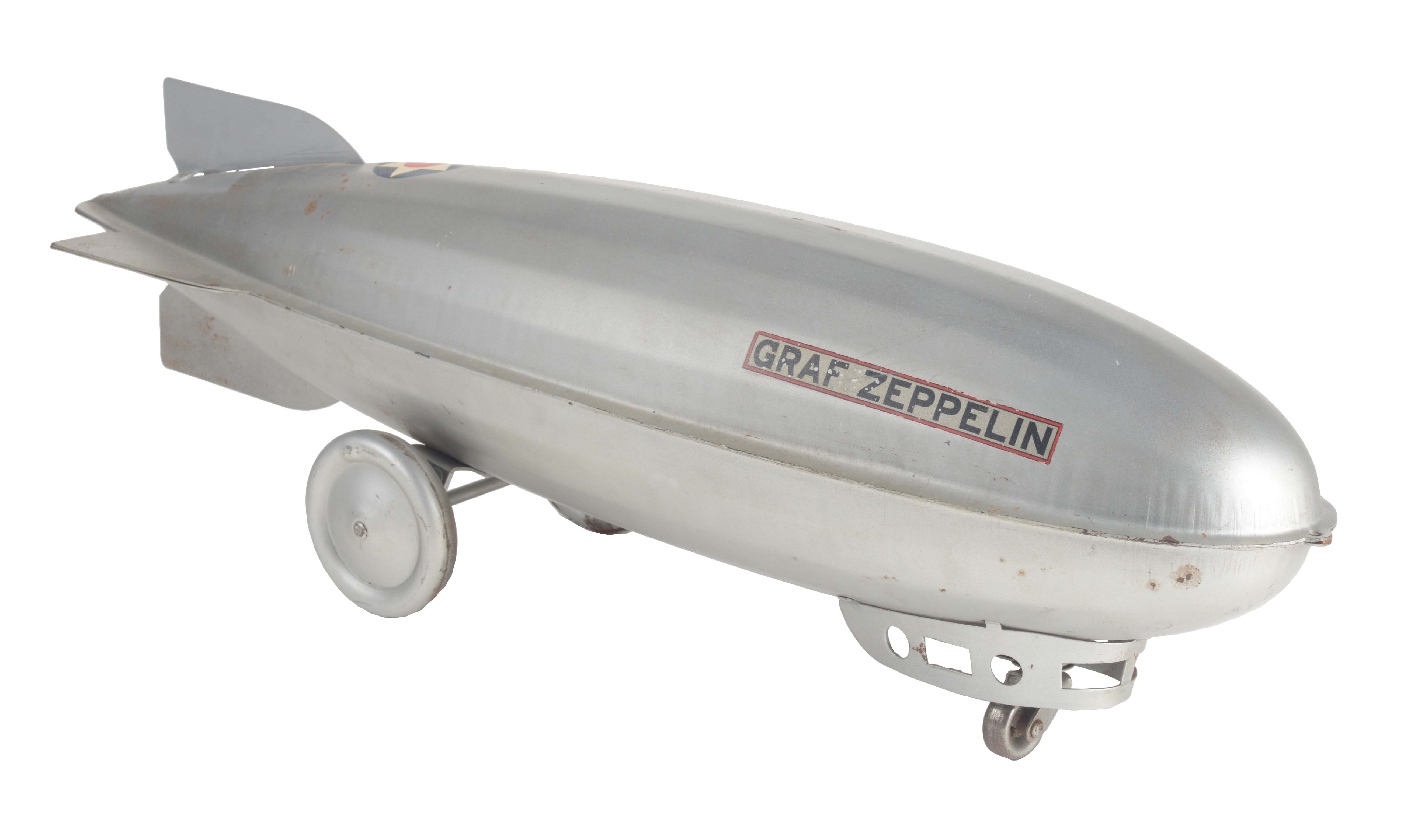 Lot Detail PRESSED STEEL STEELCRAFT GRAF ZEPPELIN FLOOR TOY.