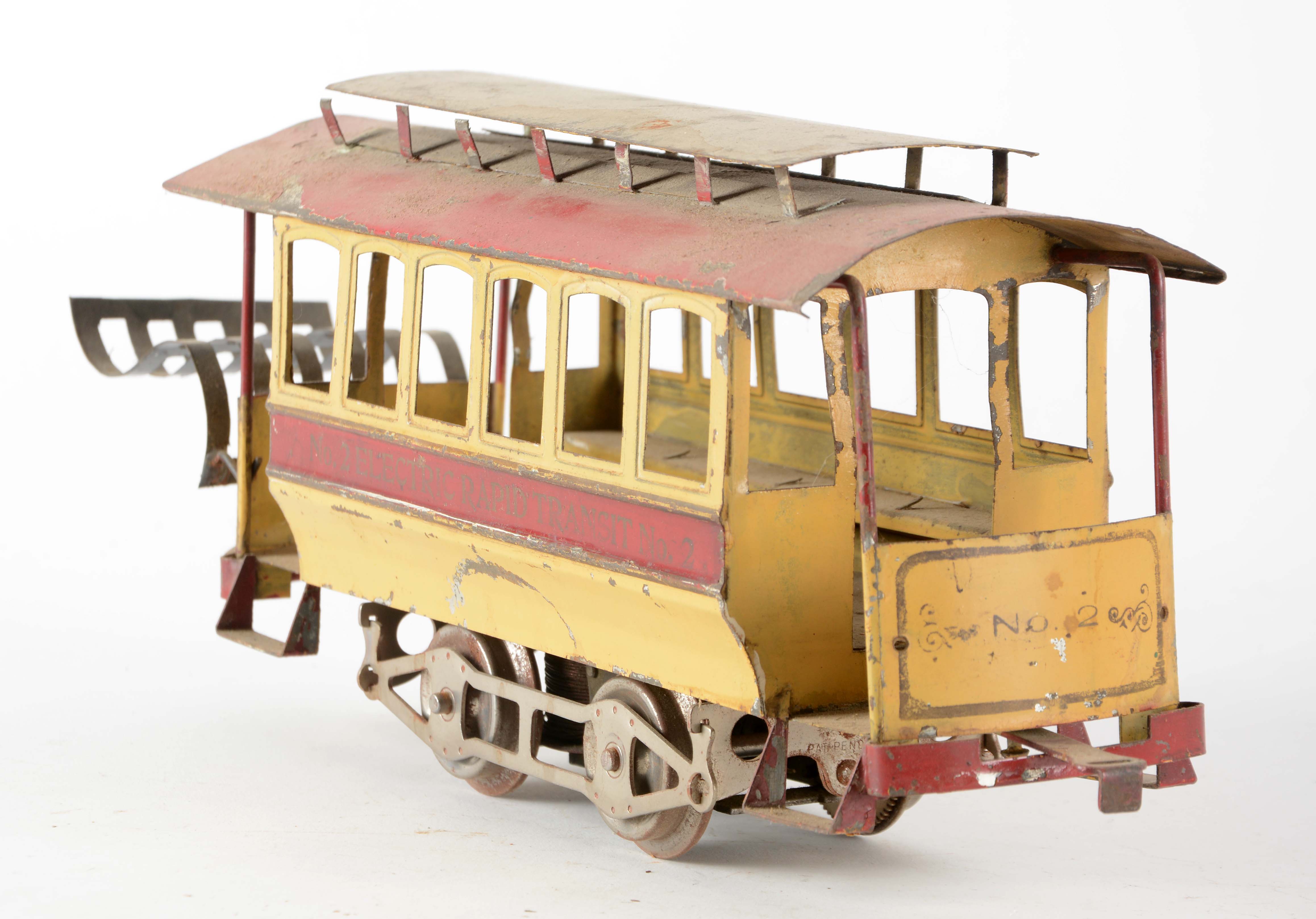 Lot Detail - LIONEL NO. 2 ELECTRIC RAPID TRANSIT TROLLEY.