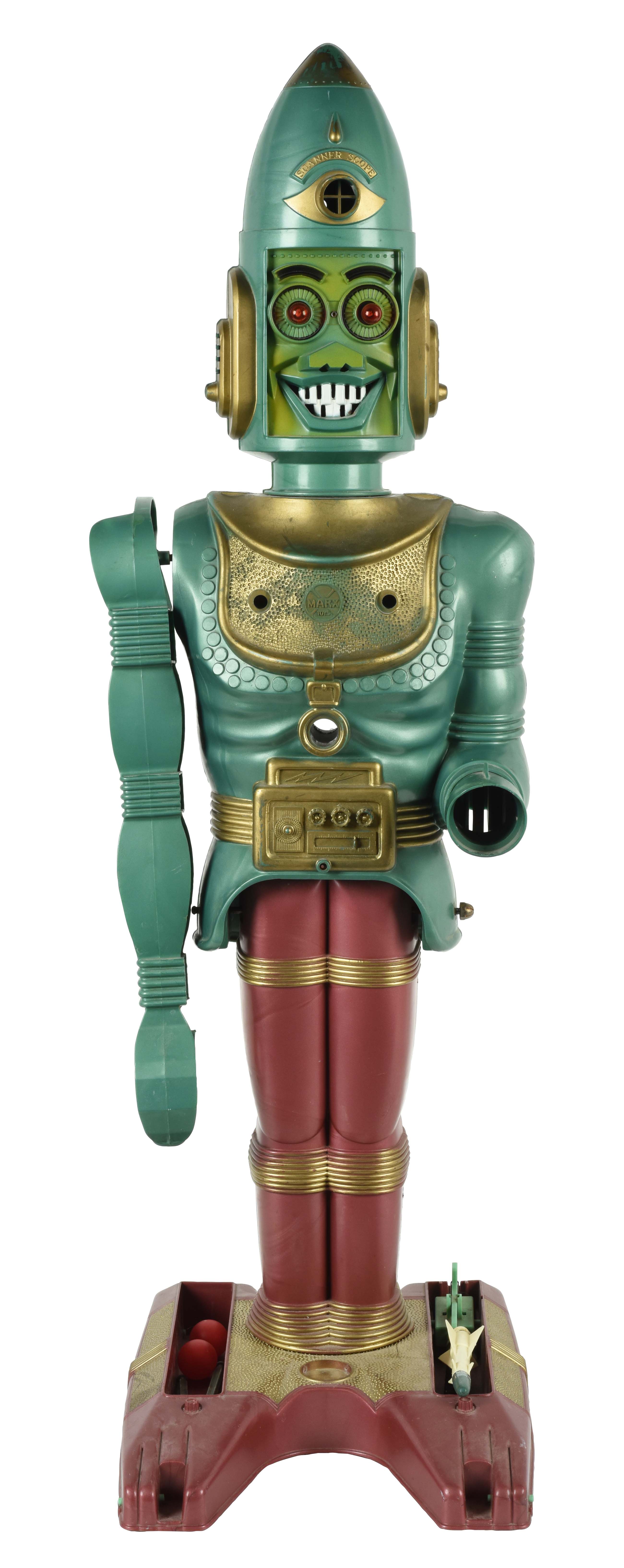 Lot Detail MARX PLASTIC 1963 BIG LOO FRIEND FROM MARS ROBOT.