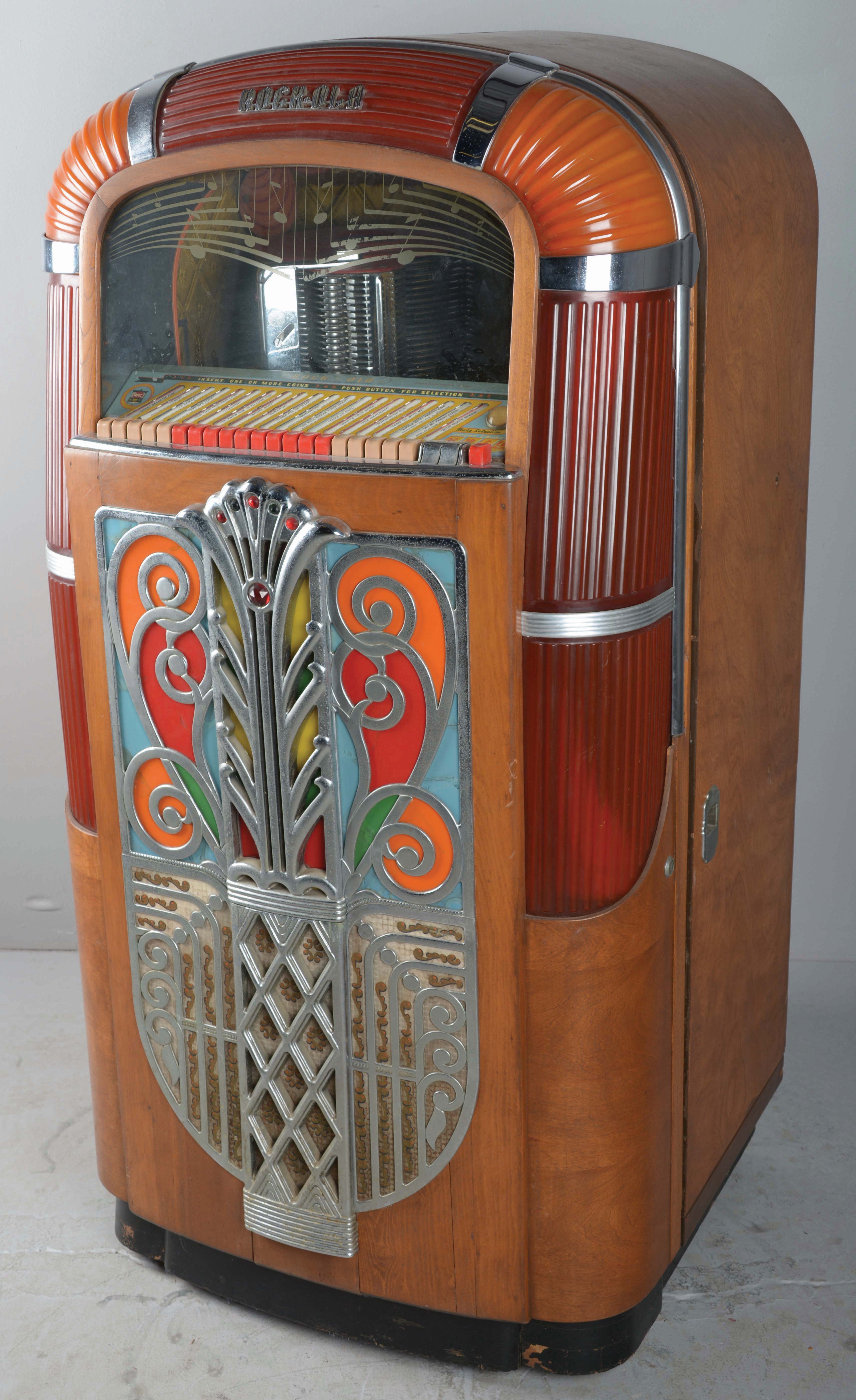 Lot Detail MULTICOIN OPERATED ROCKOLA MODEL 1426 JUKEBOX.