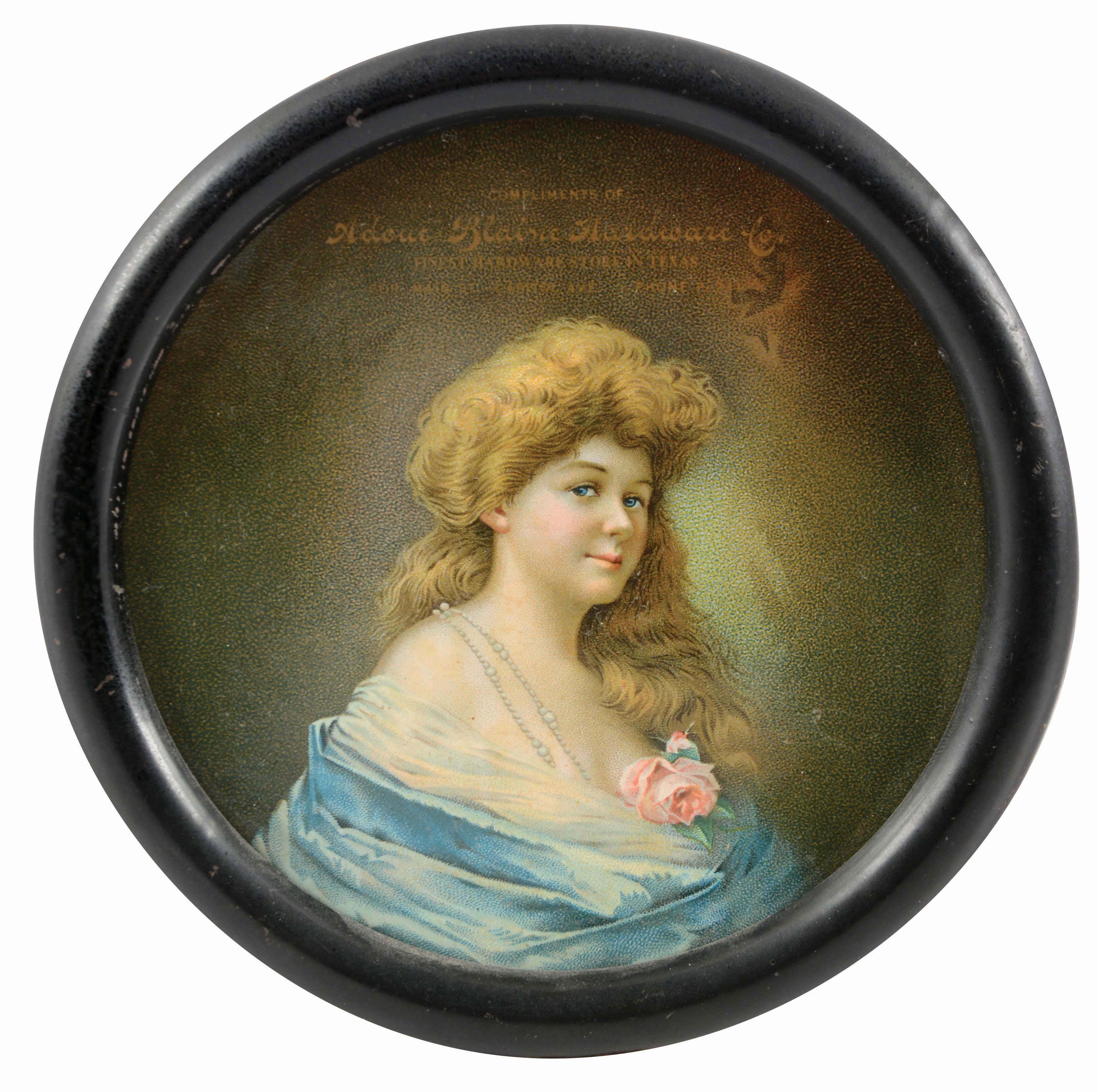 Lot Detail BLAINE HARDWARE LITHOGRAPHED ADVERTISING SIGN.