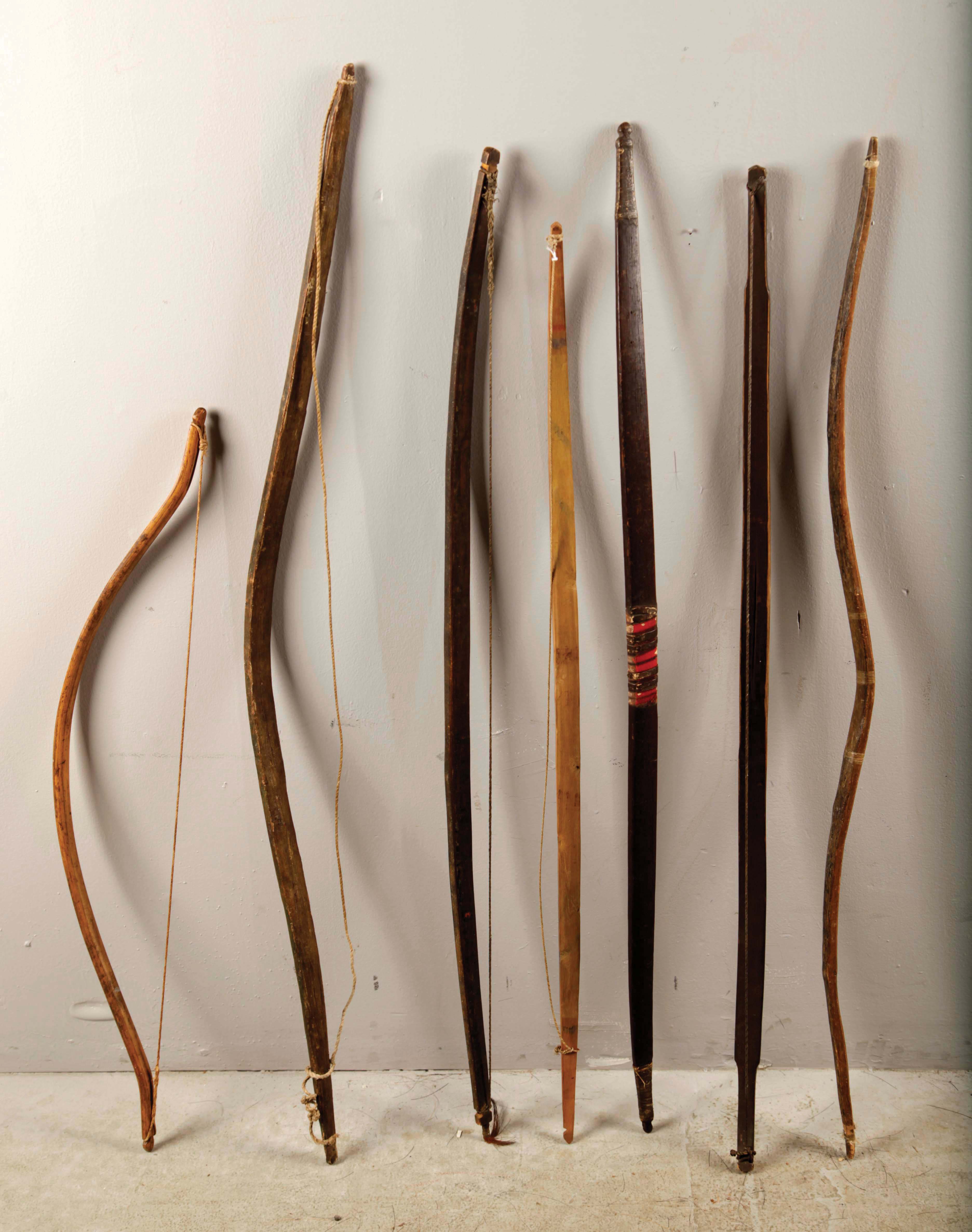 Lot Detail LOT OF 7 PLAINS INDIAN BOWS.