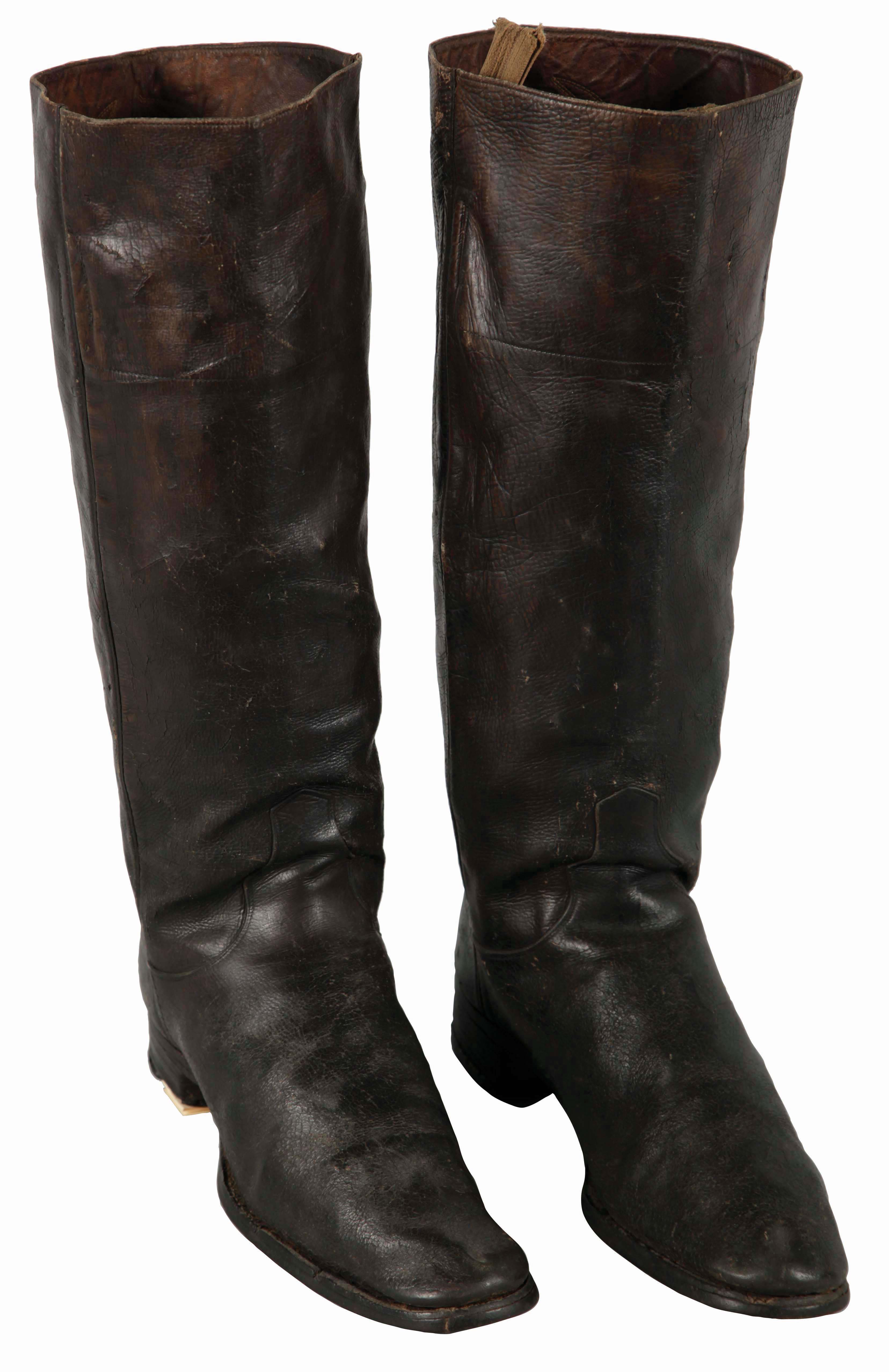 Lot Detail EARLY STOVEPIPE BOOTS.