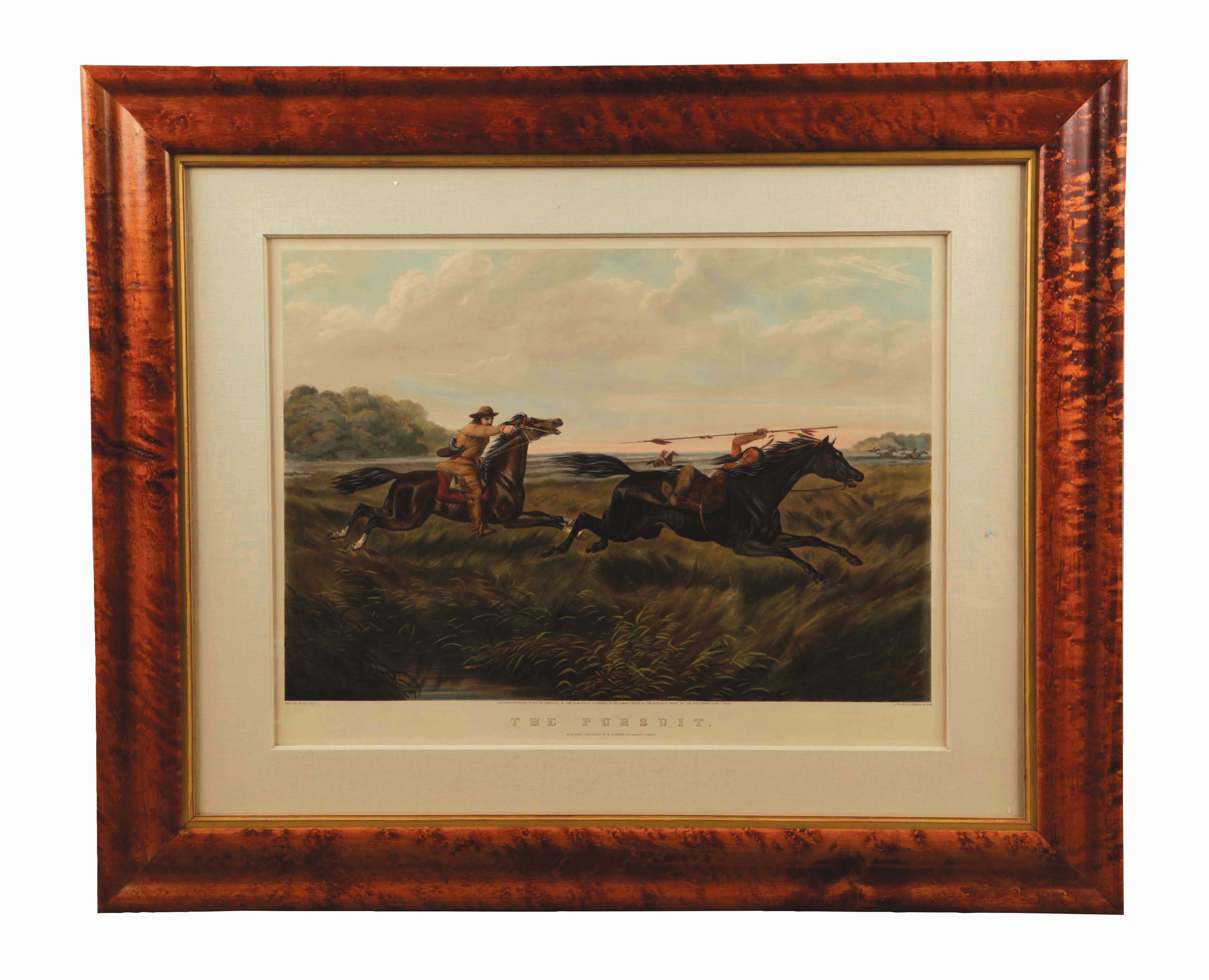 CURRIER & IVES. The Great West. [and auctions & price archive