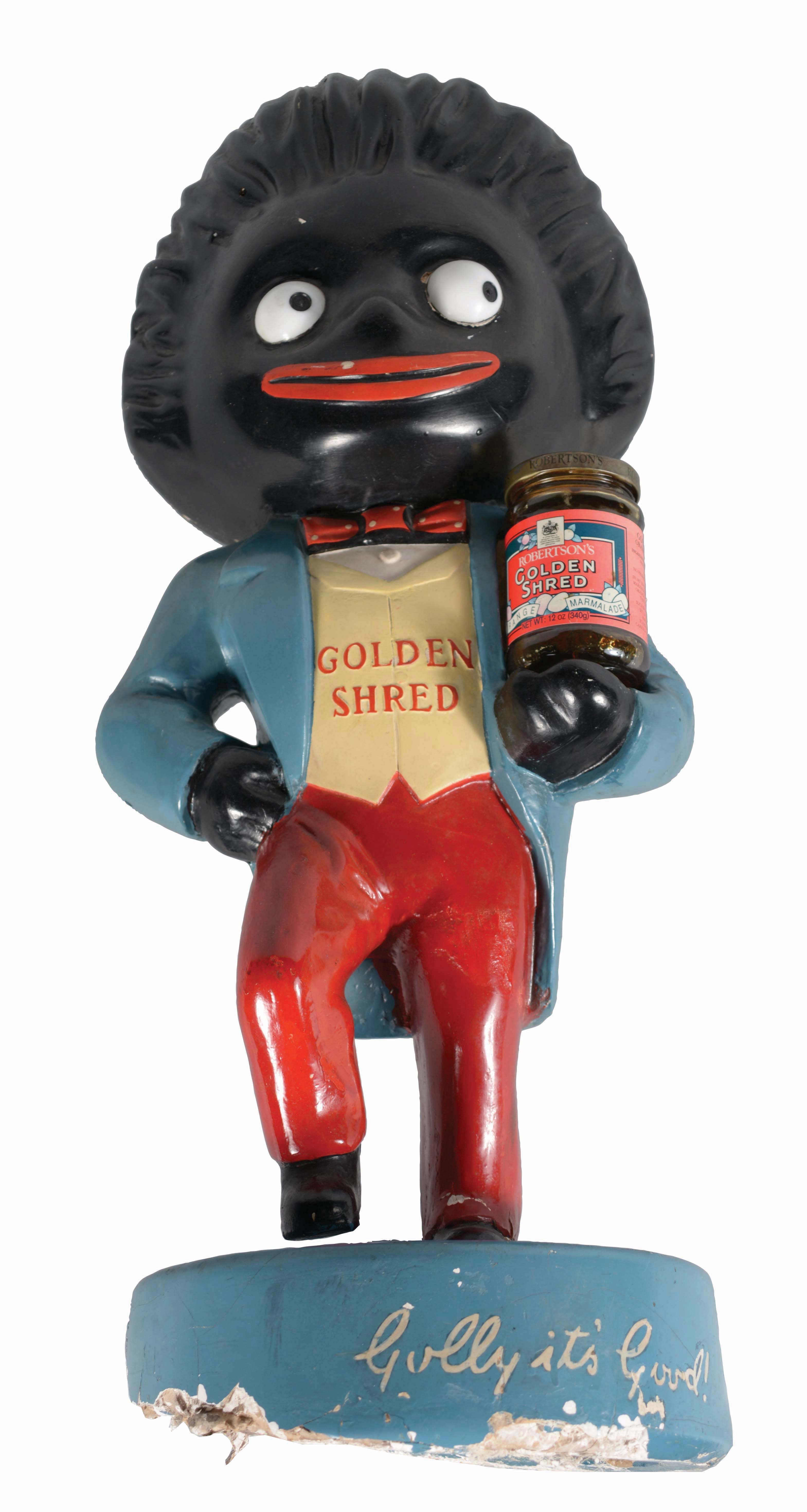 Lot Detail ROBERTSON'S GOLDEN SHRED MARMALADE "GOLLY" BOY STATUE.