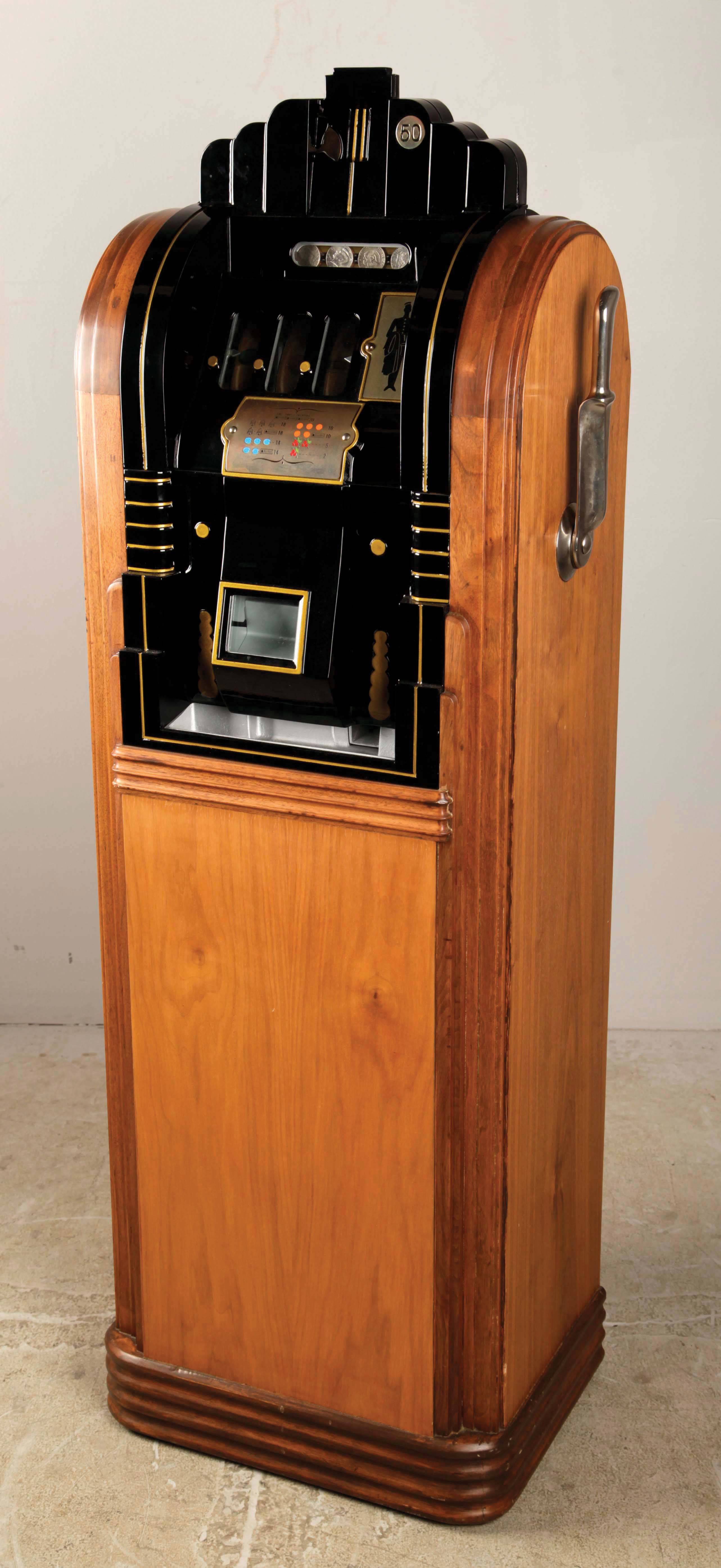 Lot Detail **50¢ MILLS NOVELTY CO. EXTRAORDINARY BELL CONSOLE SLOT