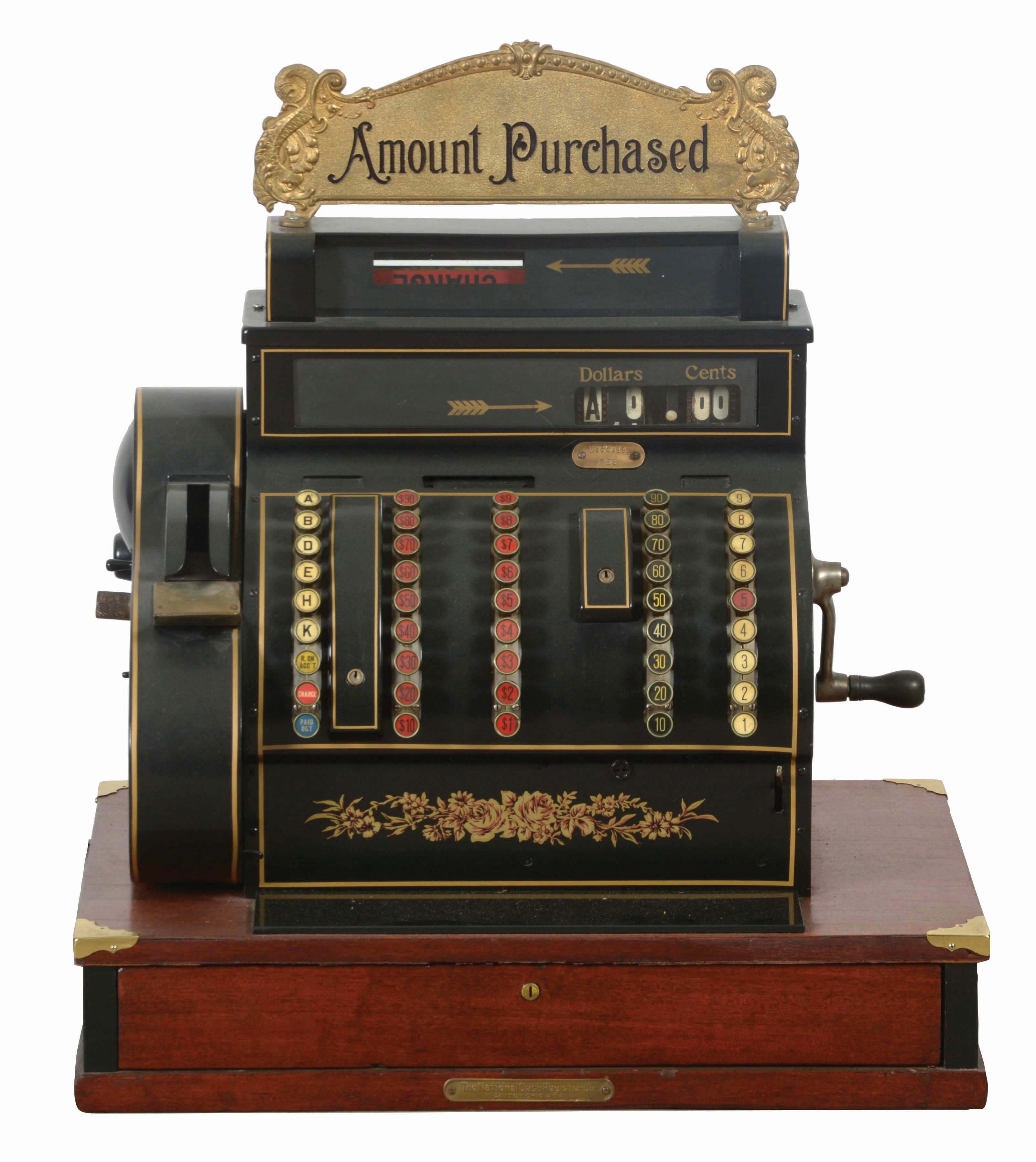 Lot Detail NATIONAL CASH REGISTER SHEET METAL MODEL 852.