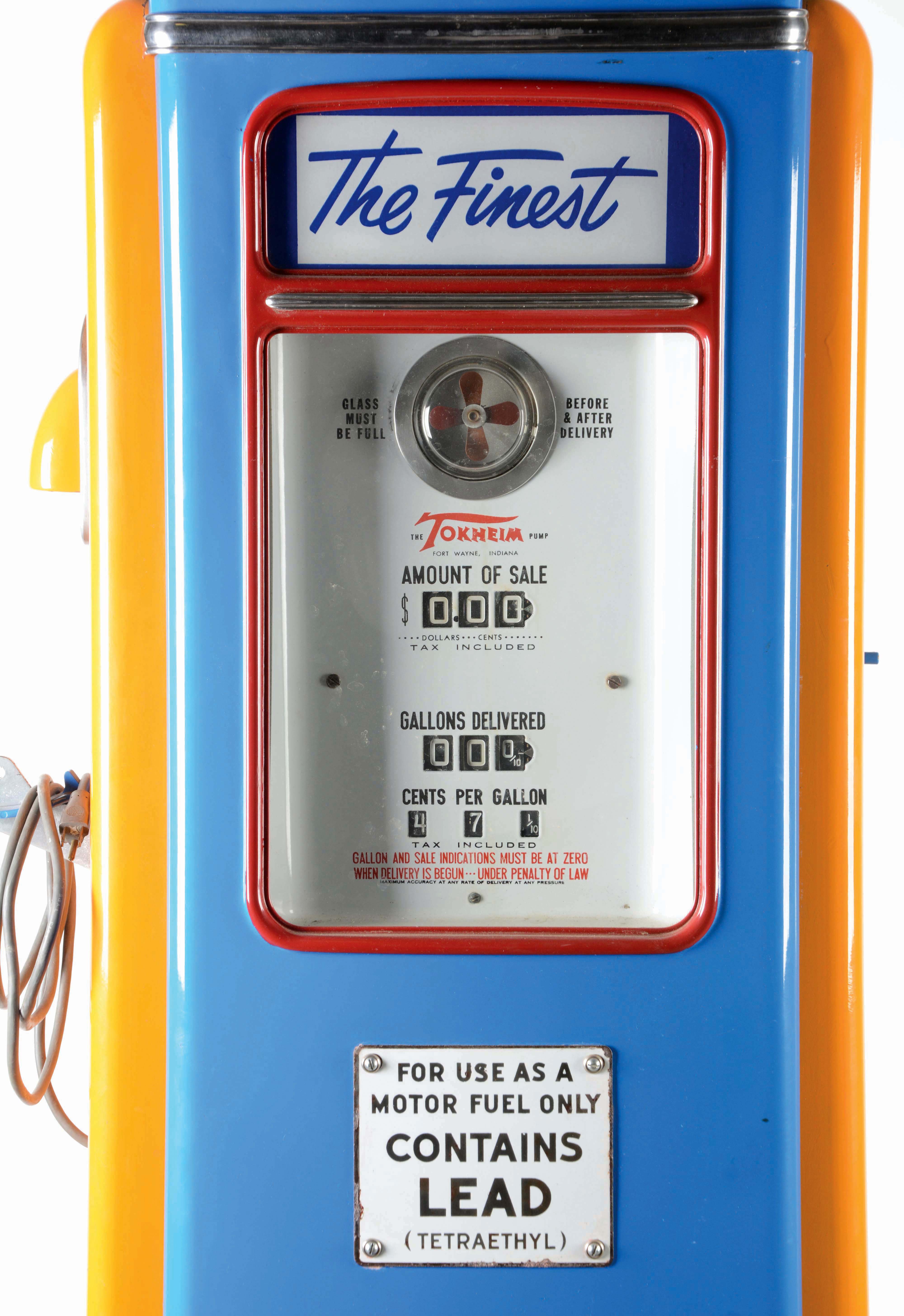 Lot Detail TOKHEIM 39 GAS PUMP RESTORED IN RICHFIELD GASOLINE.