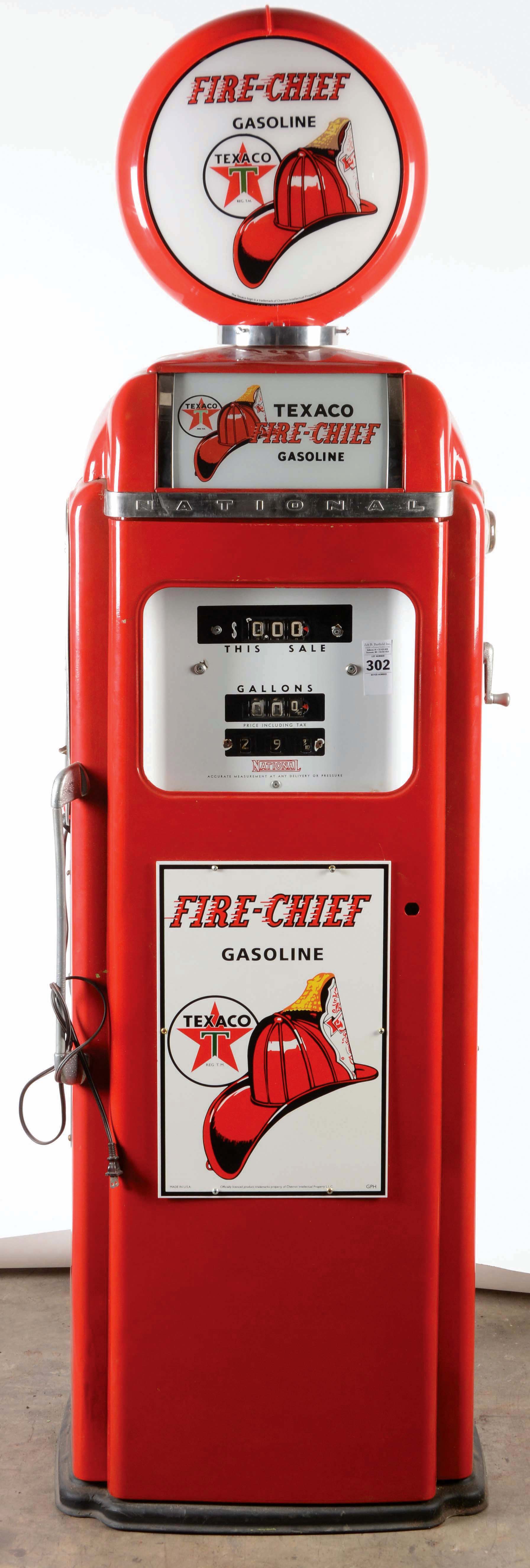 Lot Detail NATIONAL GAS PUMP RESTORED IN TEXACO GASOLINE.