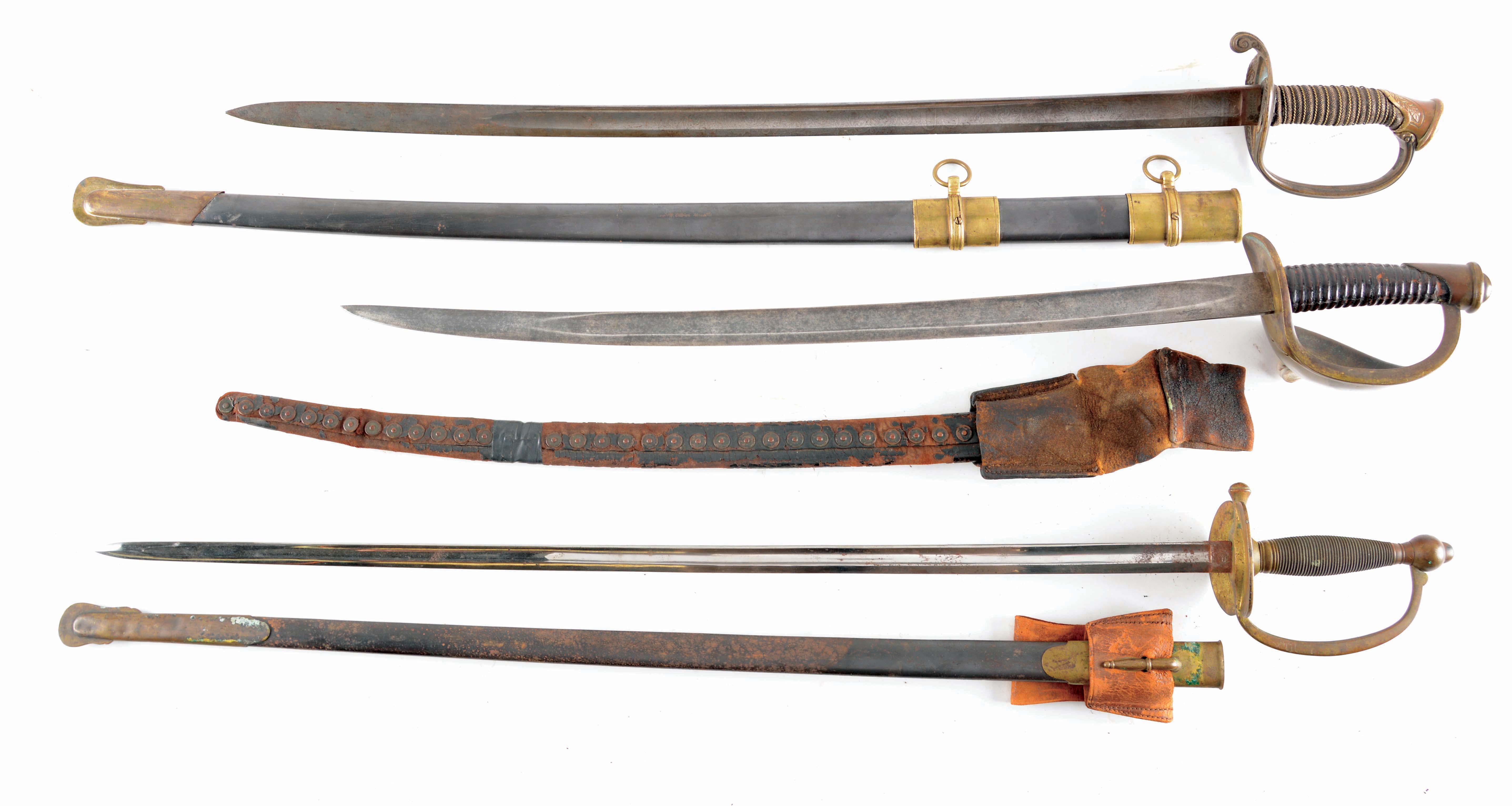 Lot Detail LOT OF 3 CIVIL WAR SWORDS.